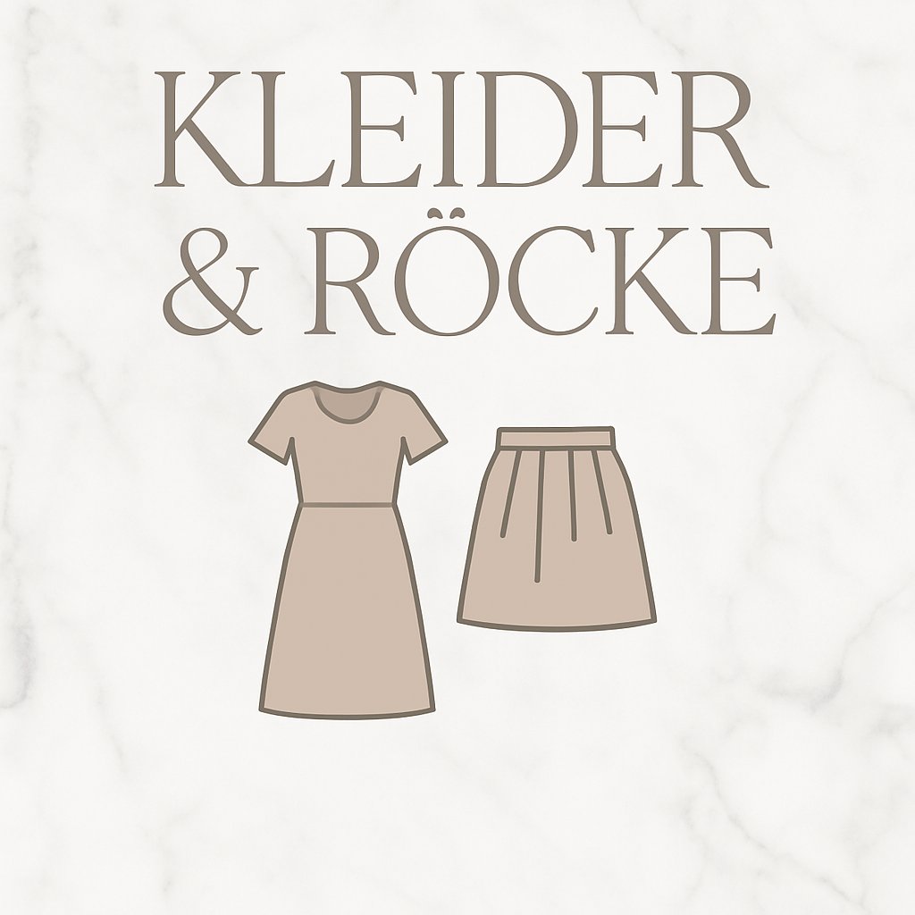 Kleider und Röcke