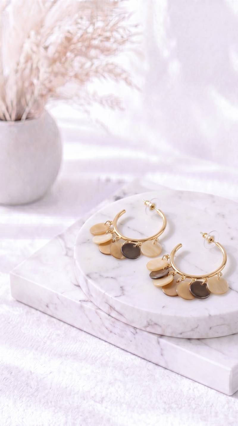 Ohrringe Boho Coins