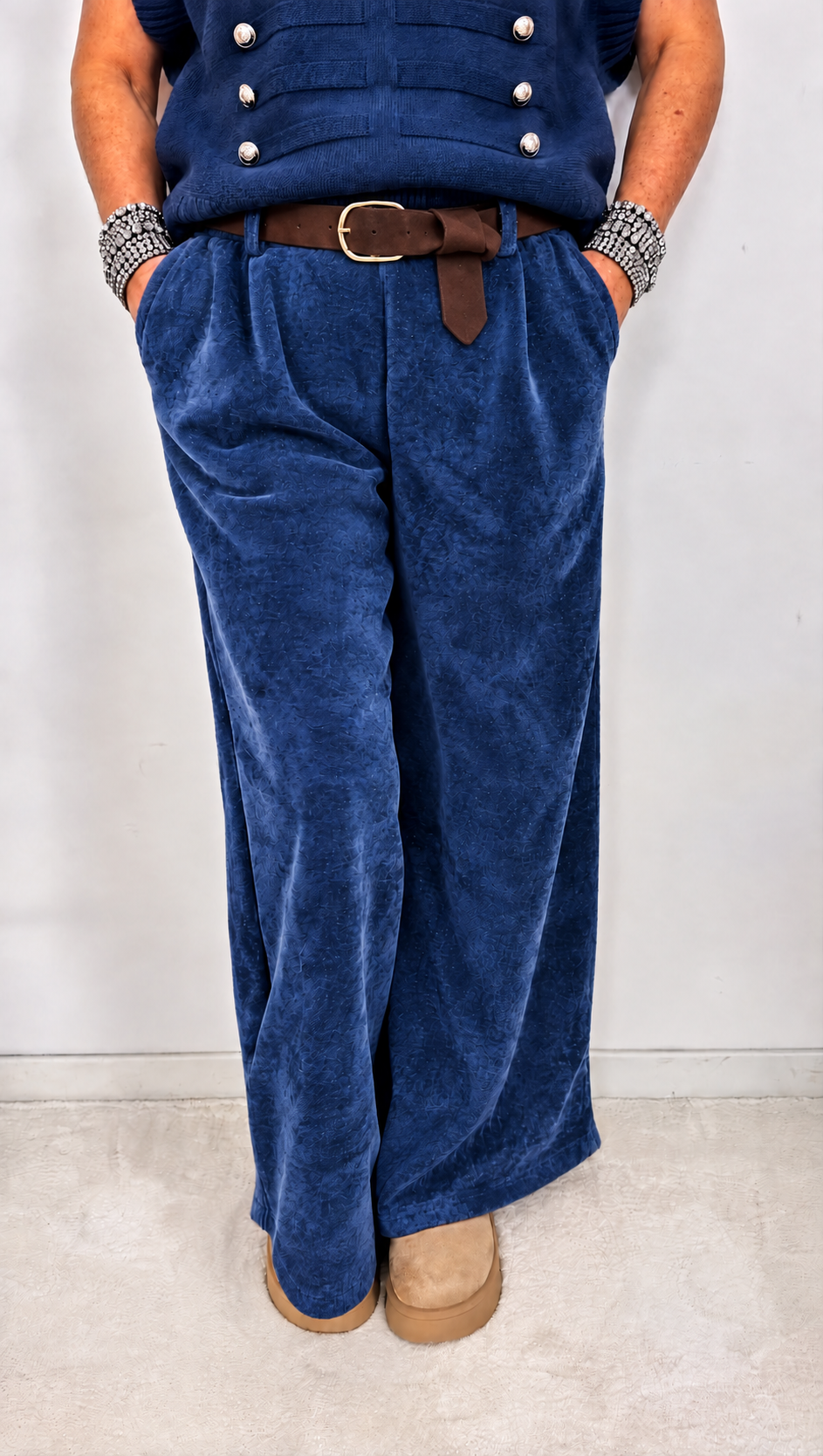 Soft-Cord Hose Mosswood *Blau* - Power of Princess