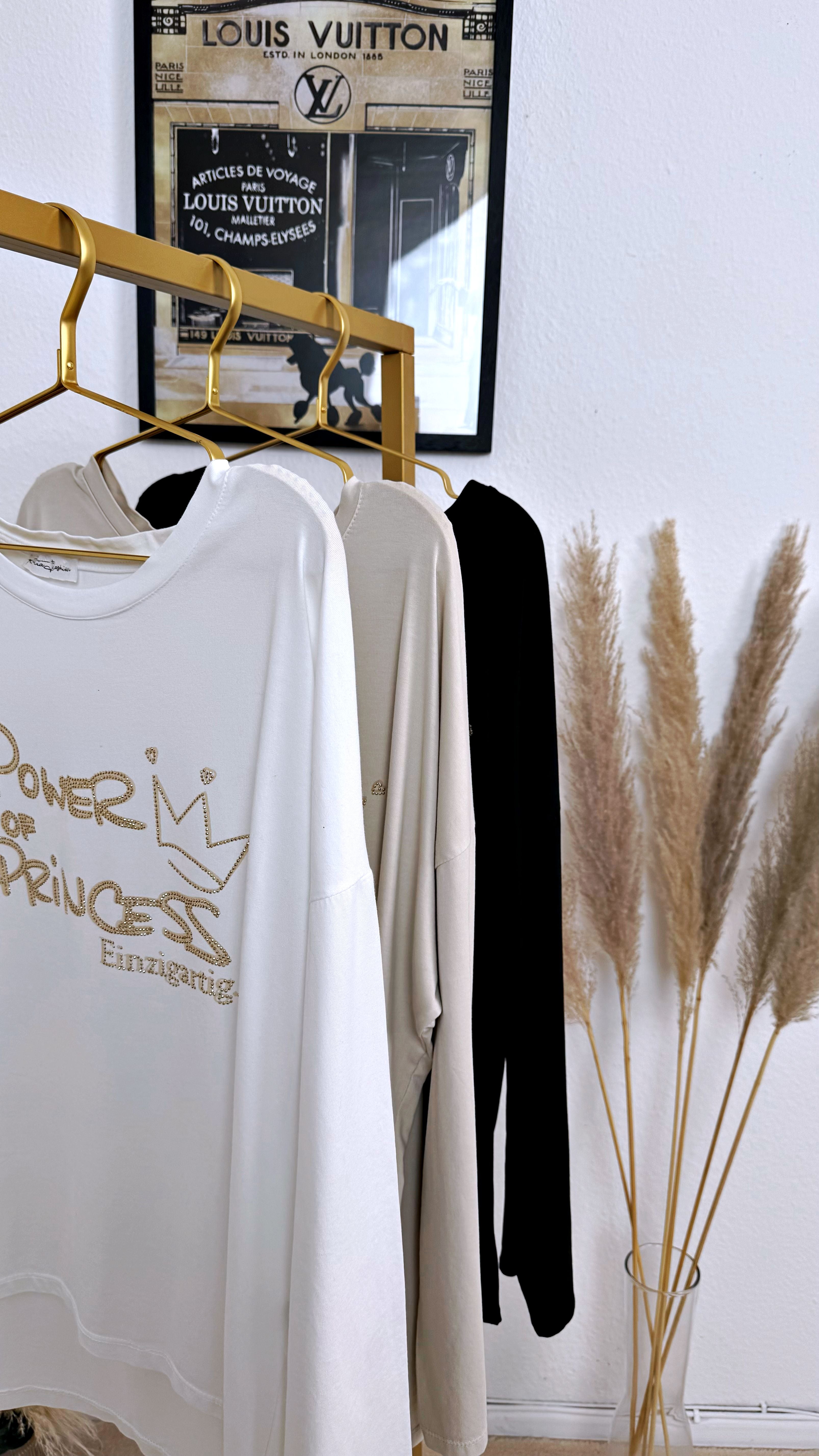 Langarmshirt Power of Princess (3 Farben) - Power of Princess