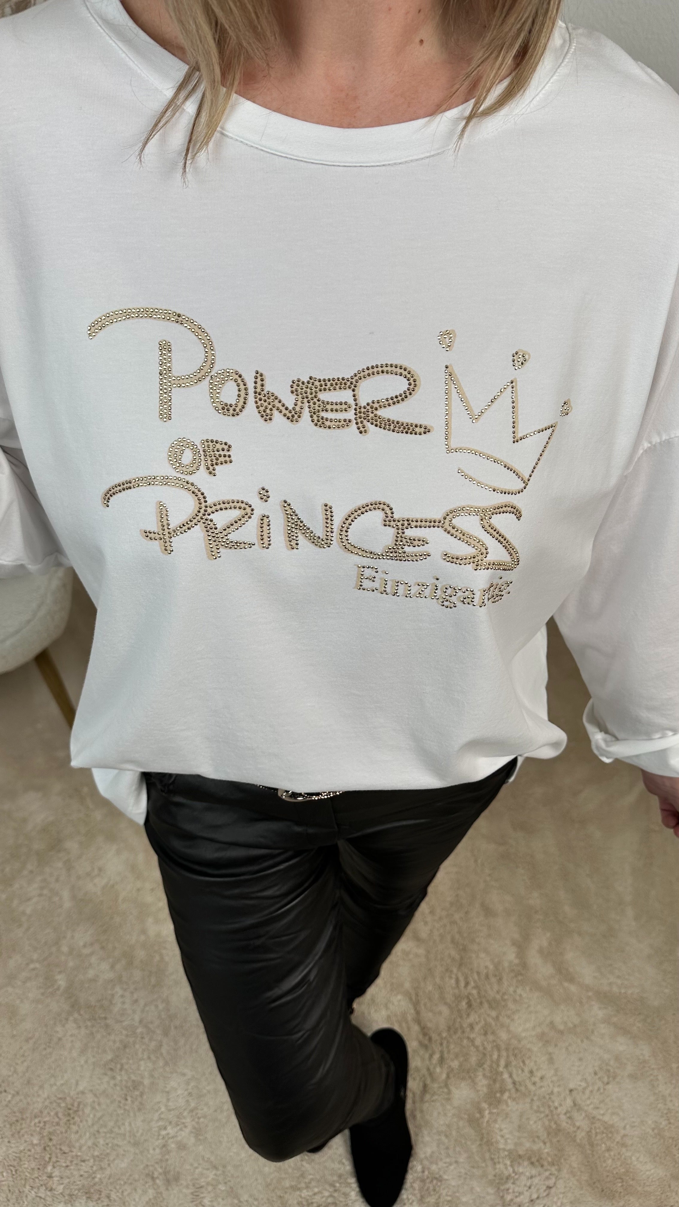 Langarmshirt Power of Princess (3 Farben) - Power of Princess