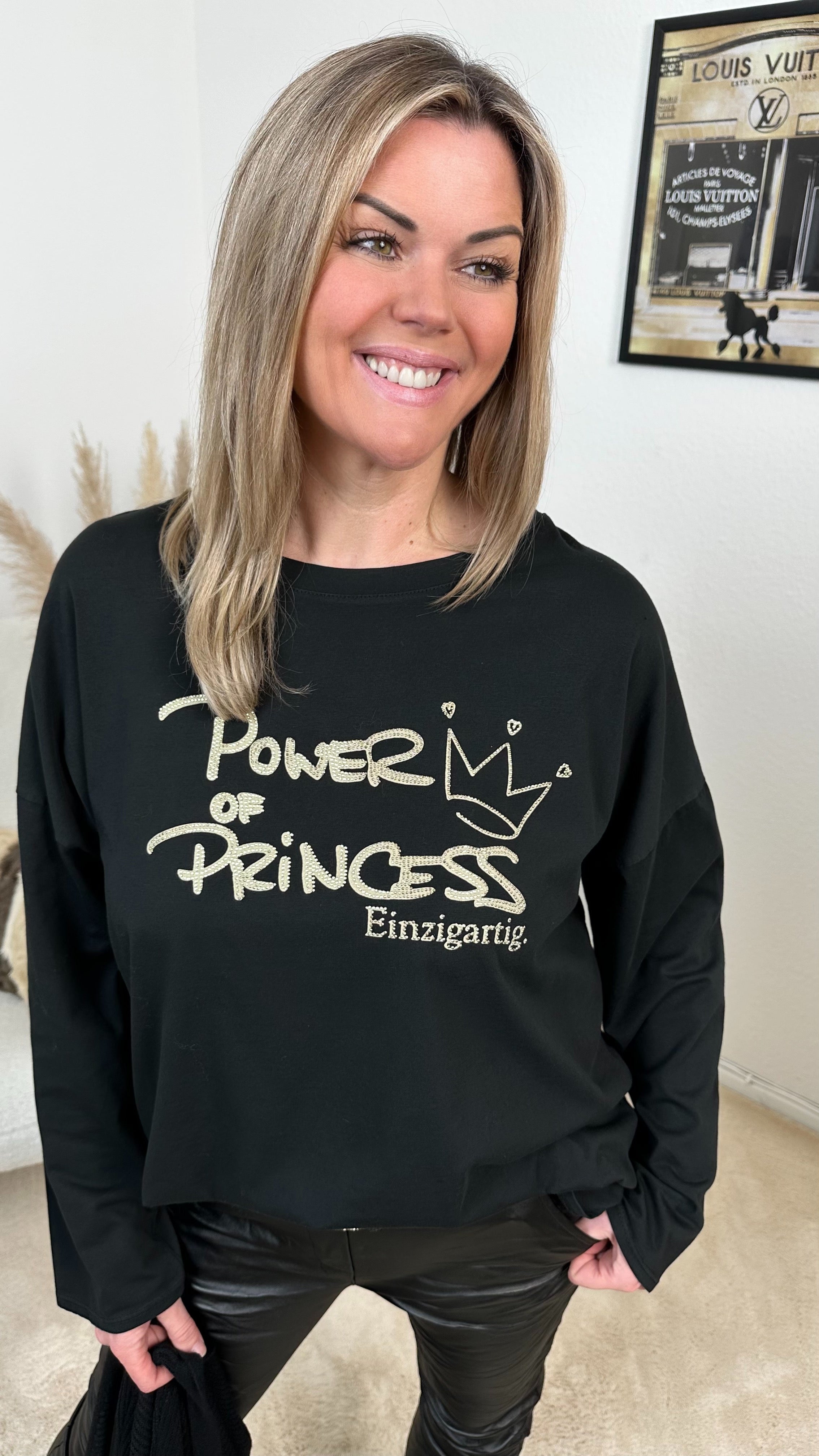 Langarmshirt Power of Princess (3 Farben) - Power of Princess