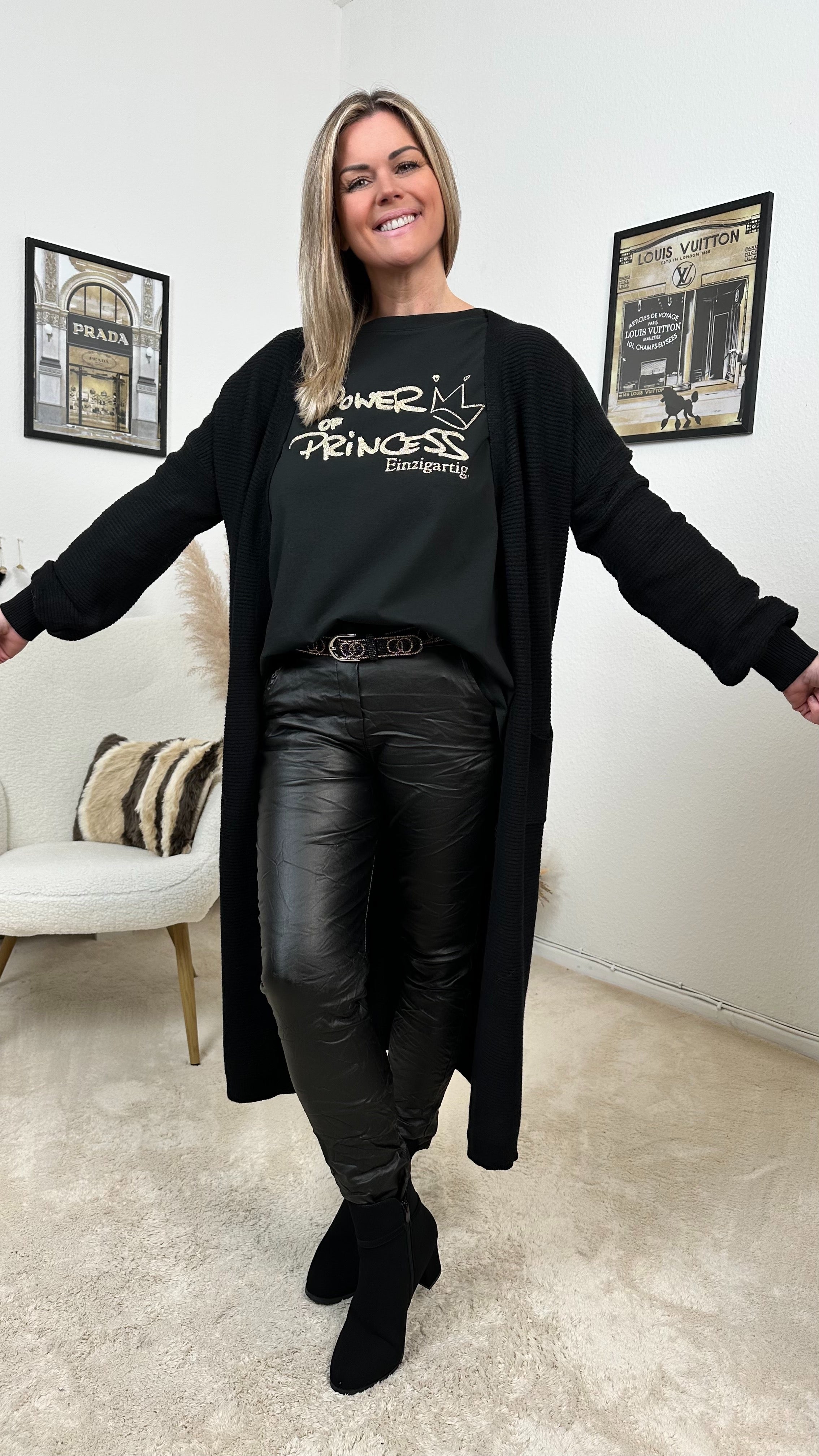 Langarmshirt Power of Princess (3 Farben) - Power of Princess