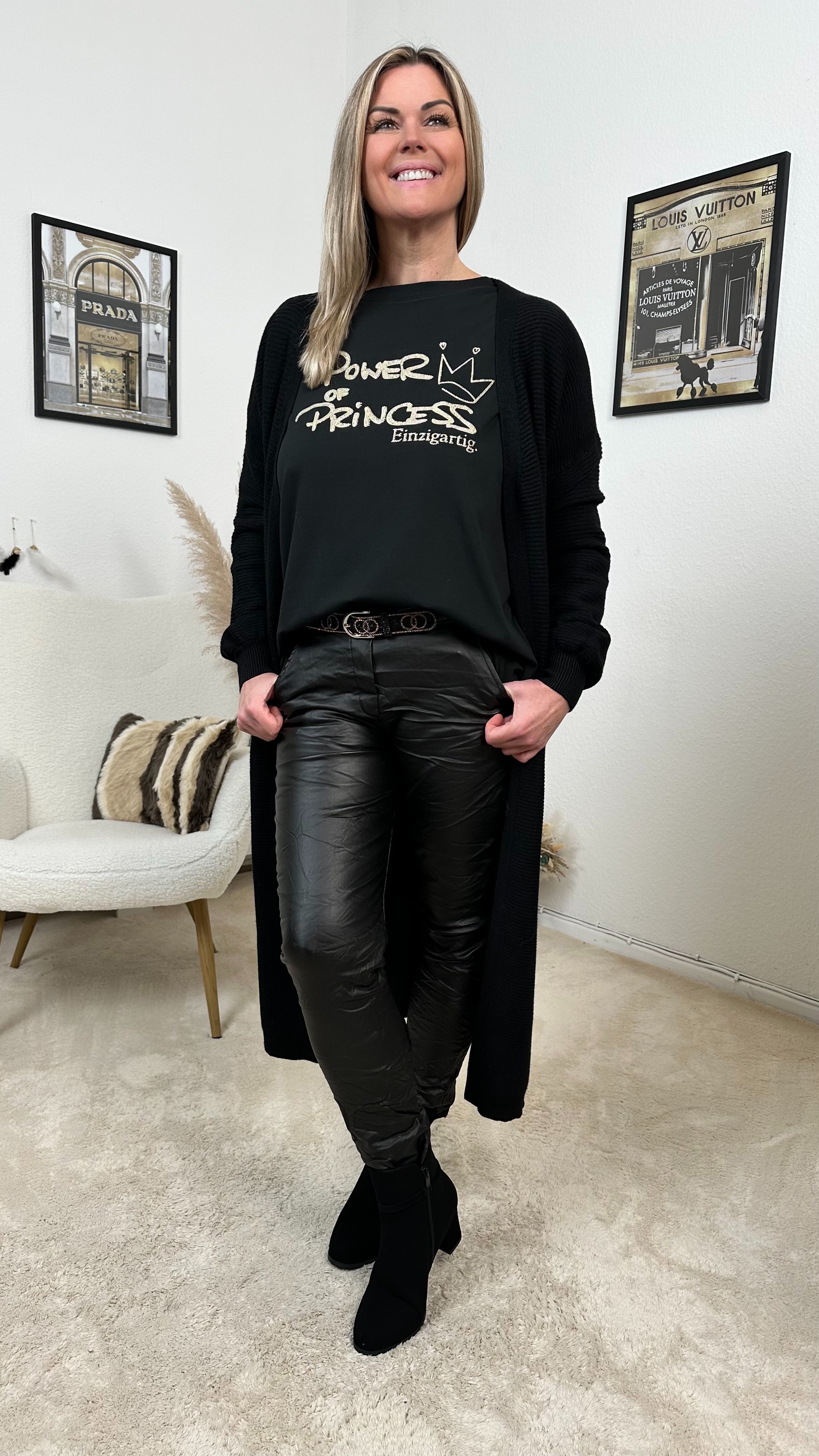 Langarmshirt Power of Princess (3 Farben) - Power of Princess