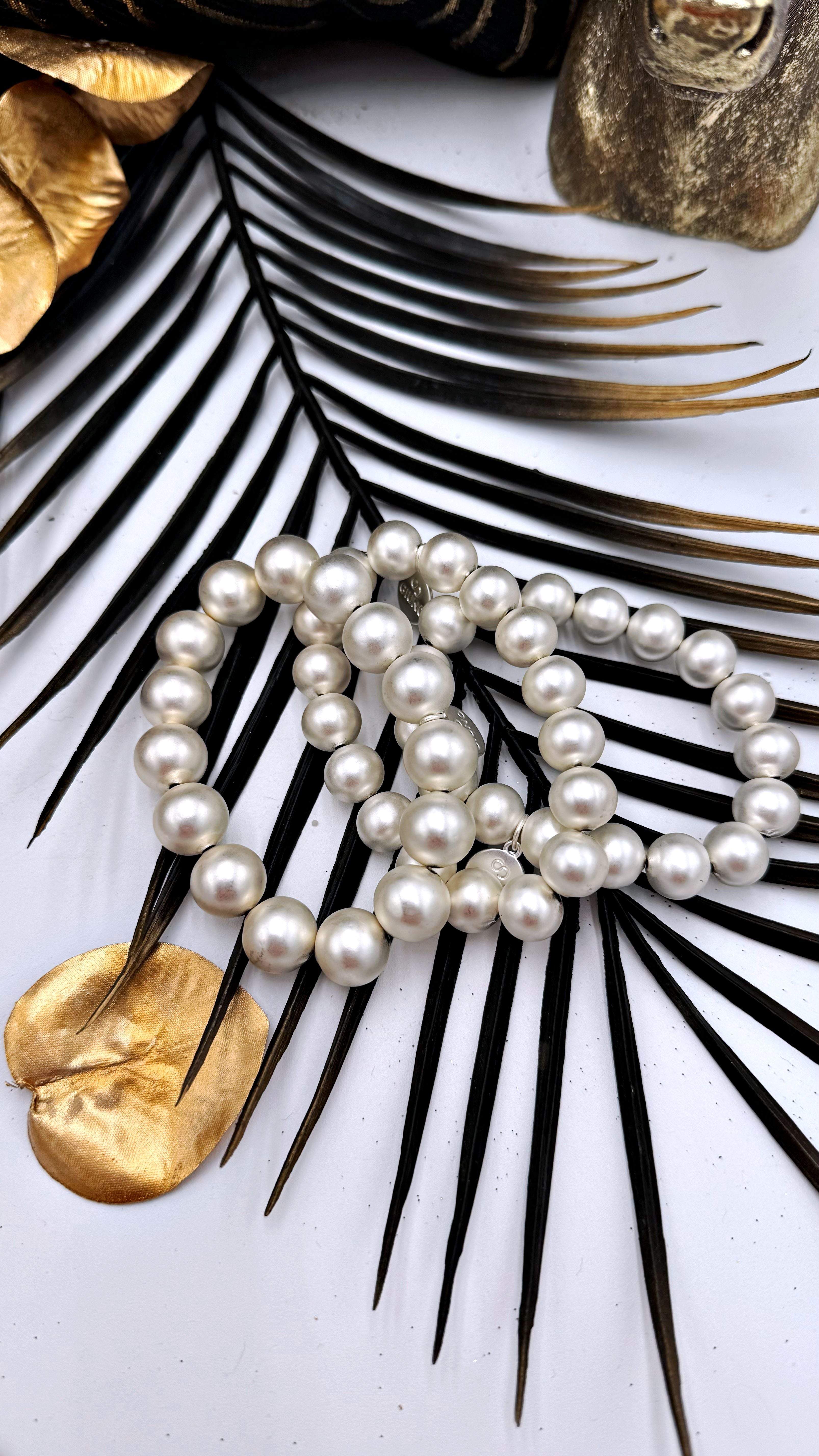 Perlenarmband Luxe Pearl (2 Farben) - Power of Princess