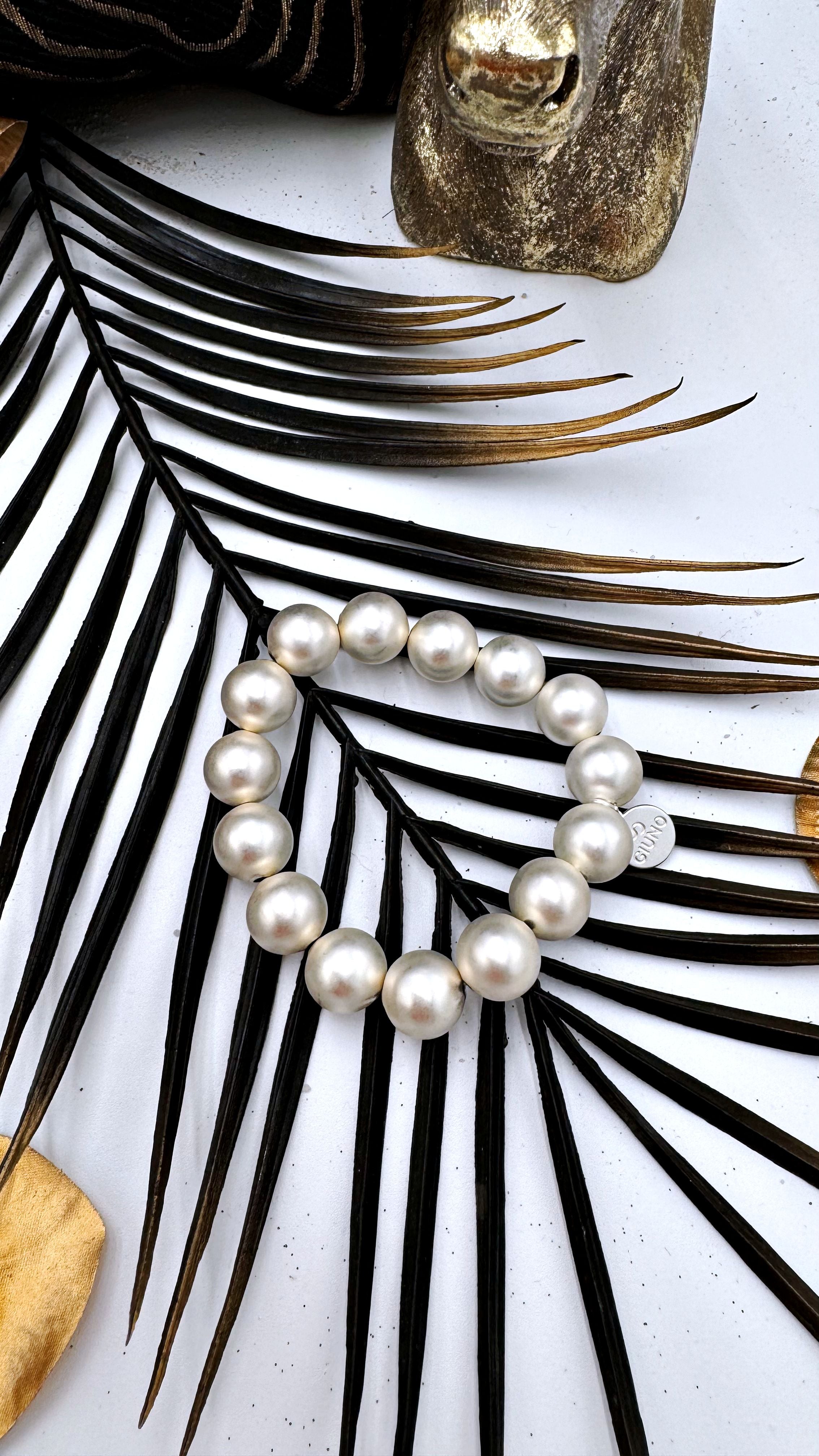 Perlenarmband Luxe Pearl (2 Farben) - Power of Princess