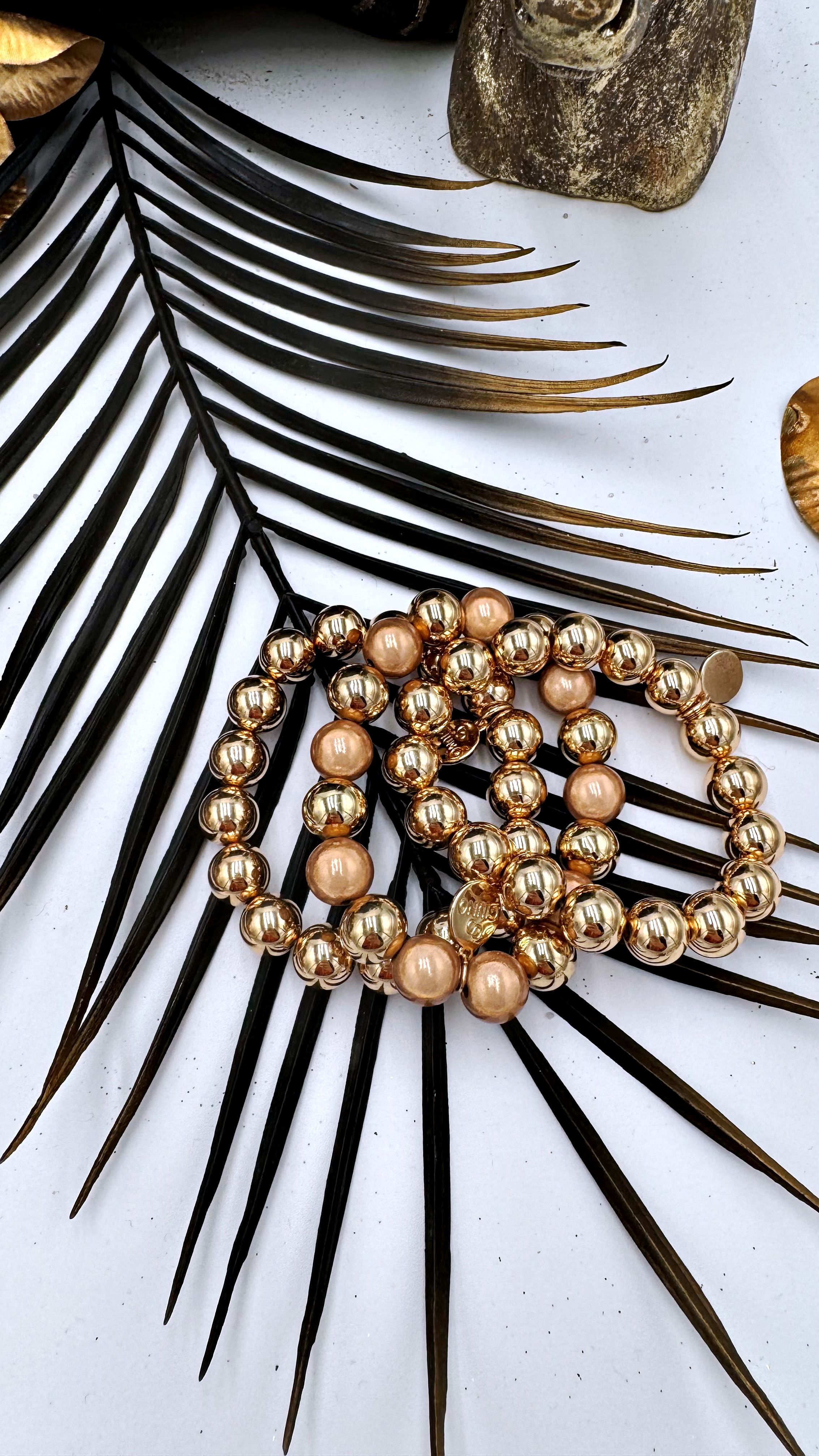 Perlenarmband Basic Style (2 Farben)