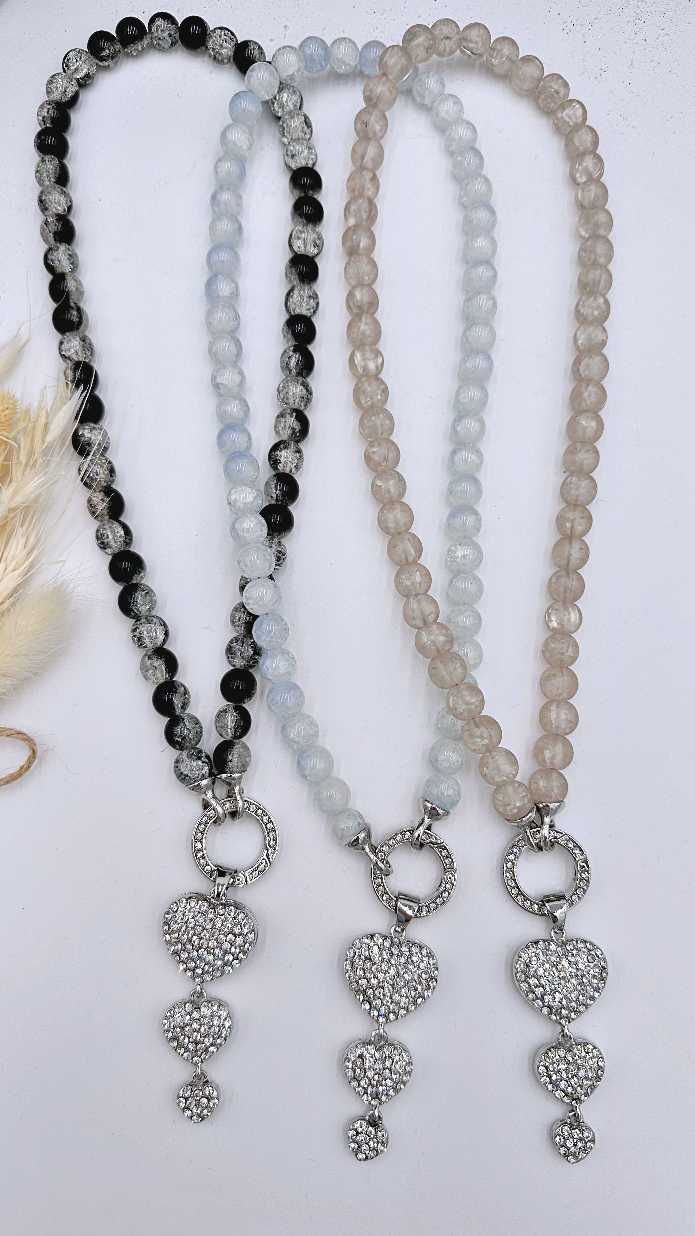 Halskette Three Hearts (3 Farben) - Power of Princess