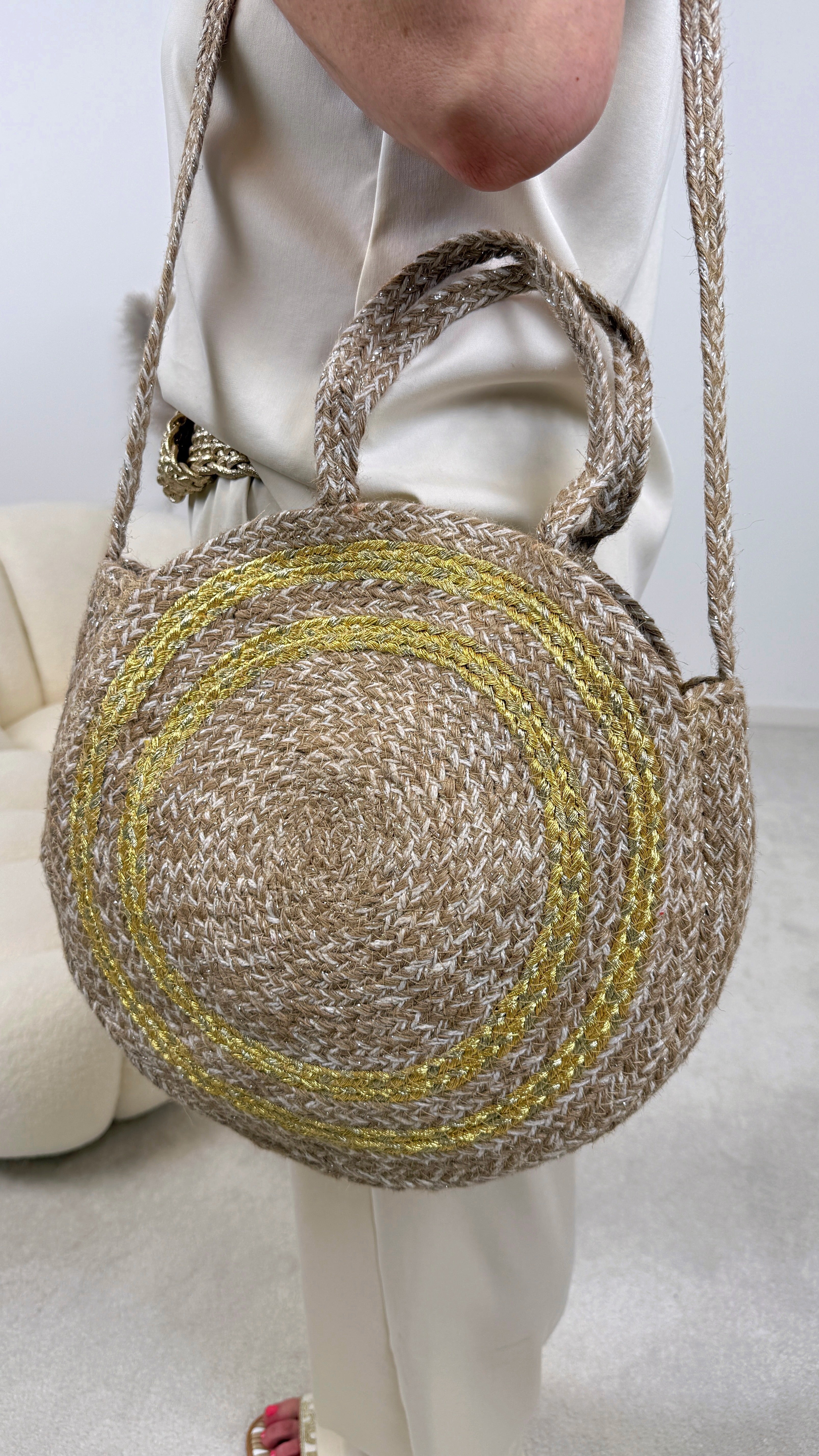 Korbtasche Round (2 Farben) - Power of Princess