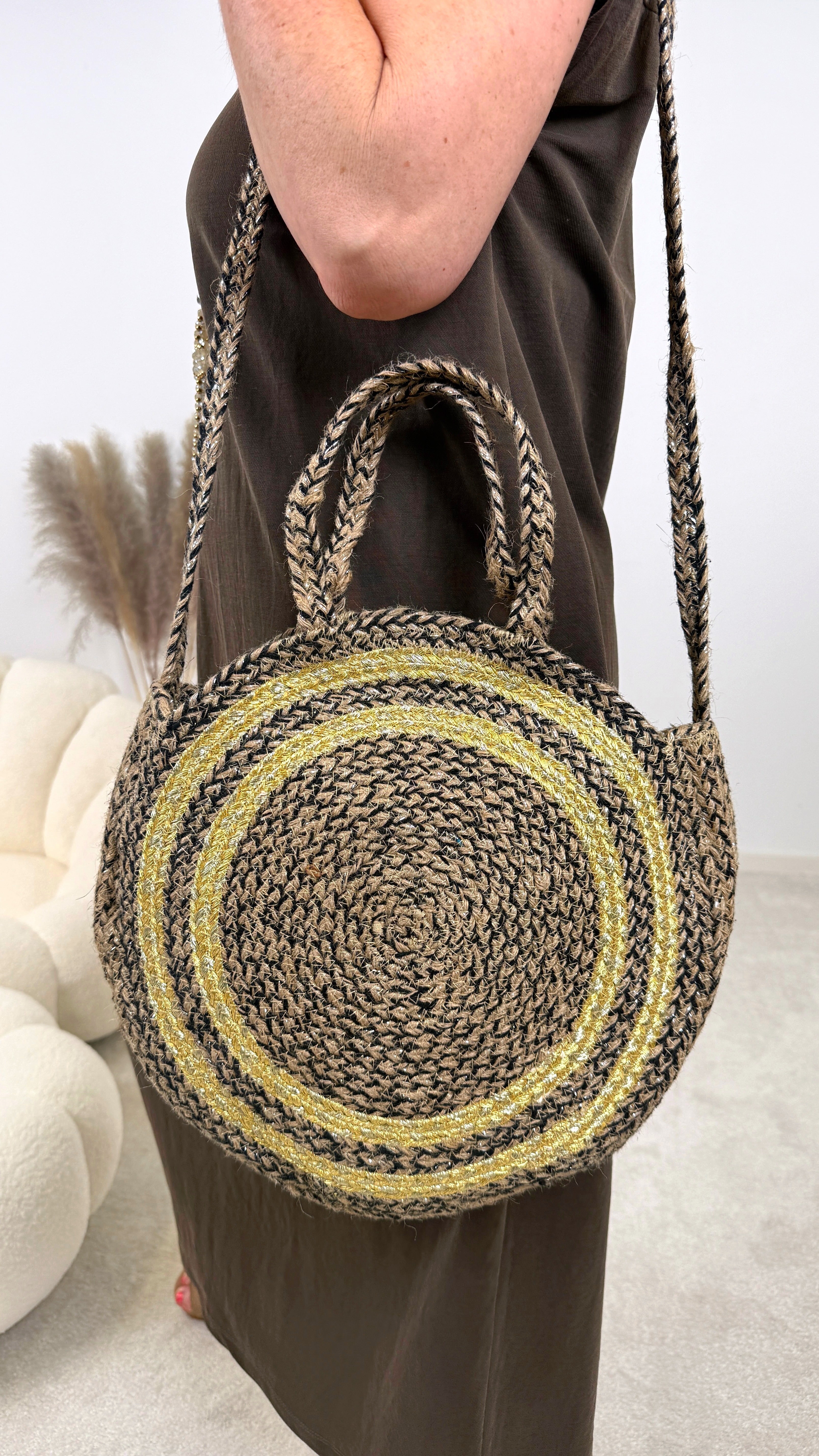 Korbtasche Round (2 Farben) - Power of Princess