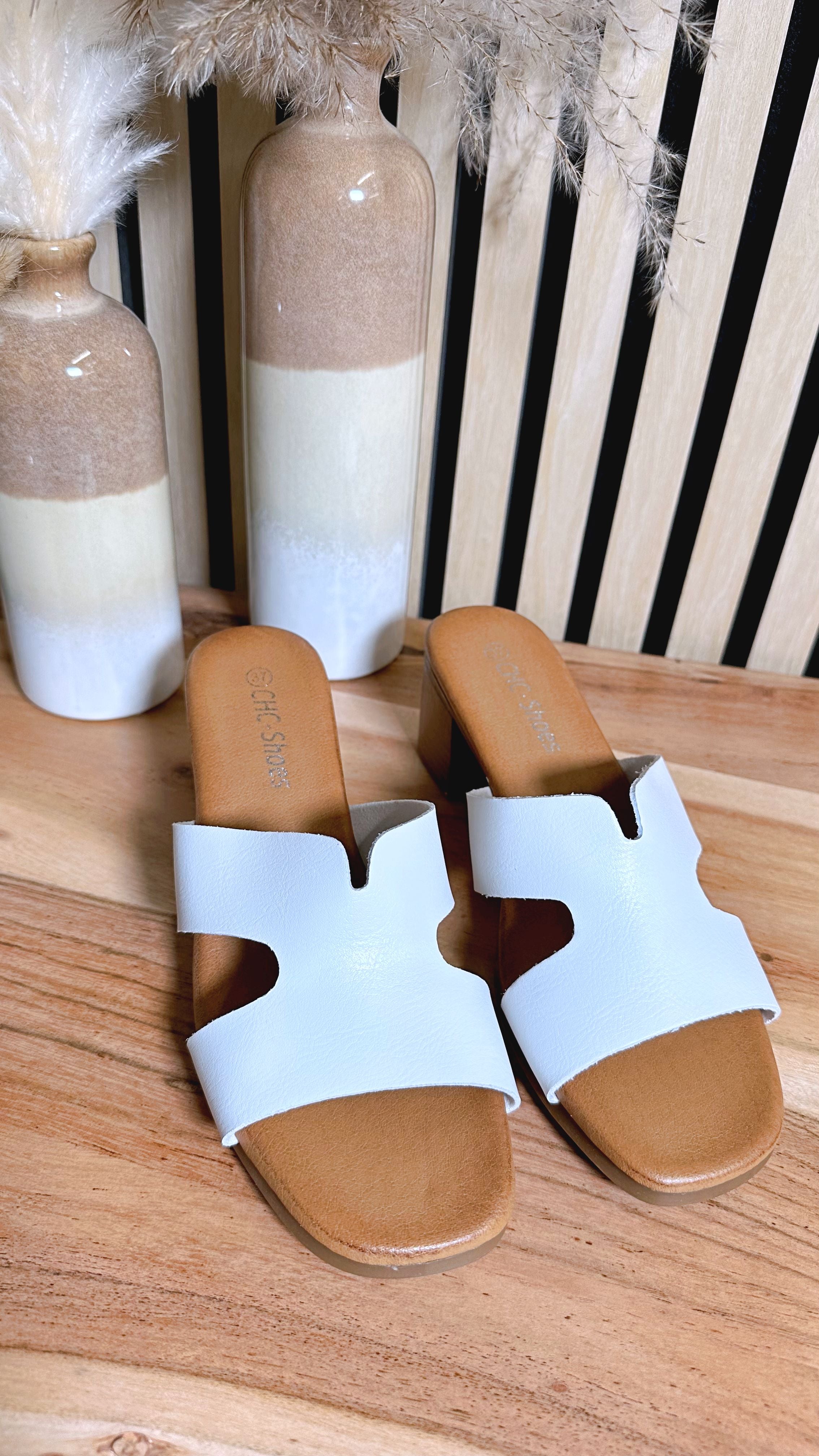 Absatzsandale Jara *Weiß* - Power of Princess