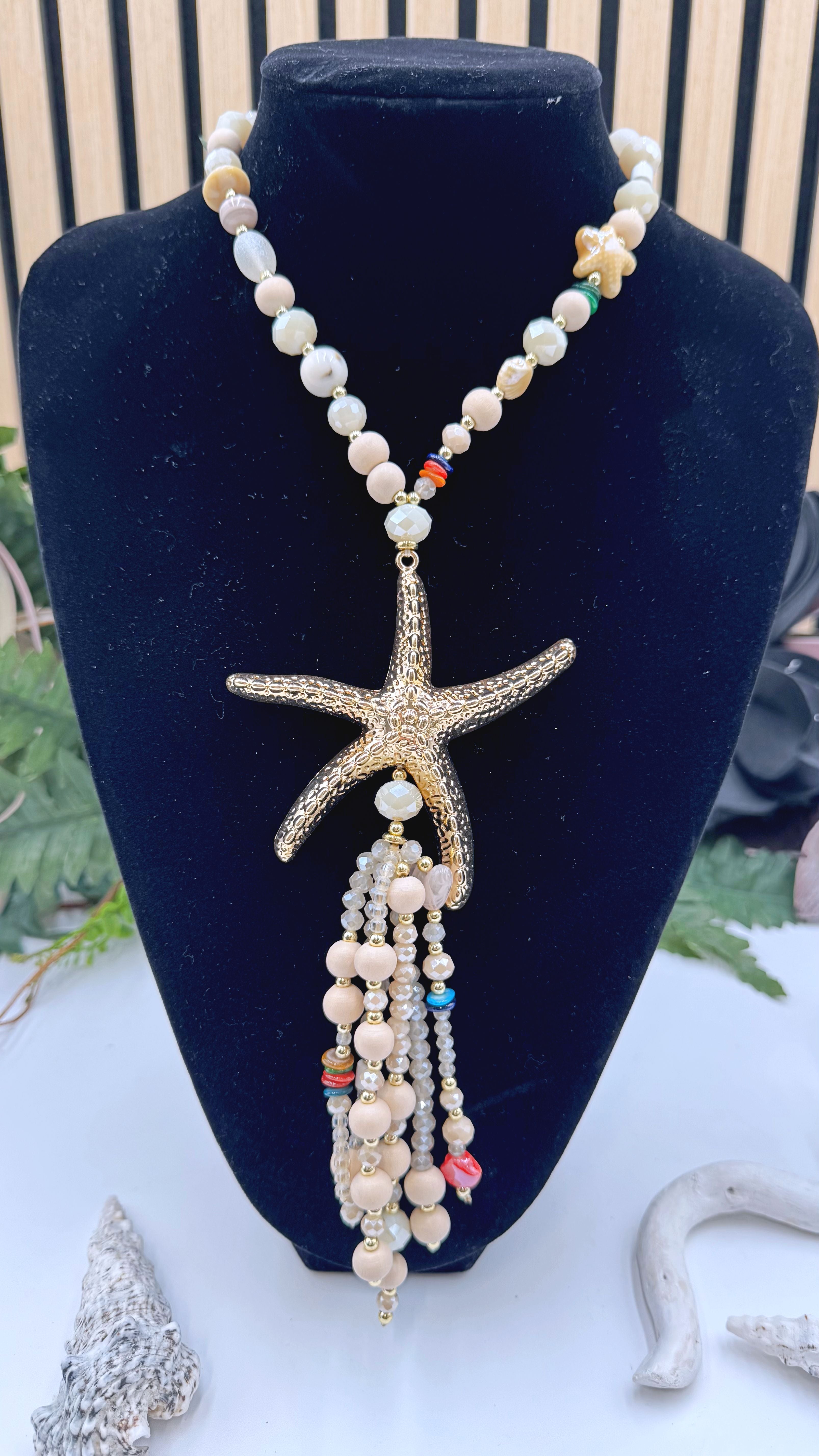 Halskette Golden Starfisch