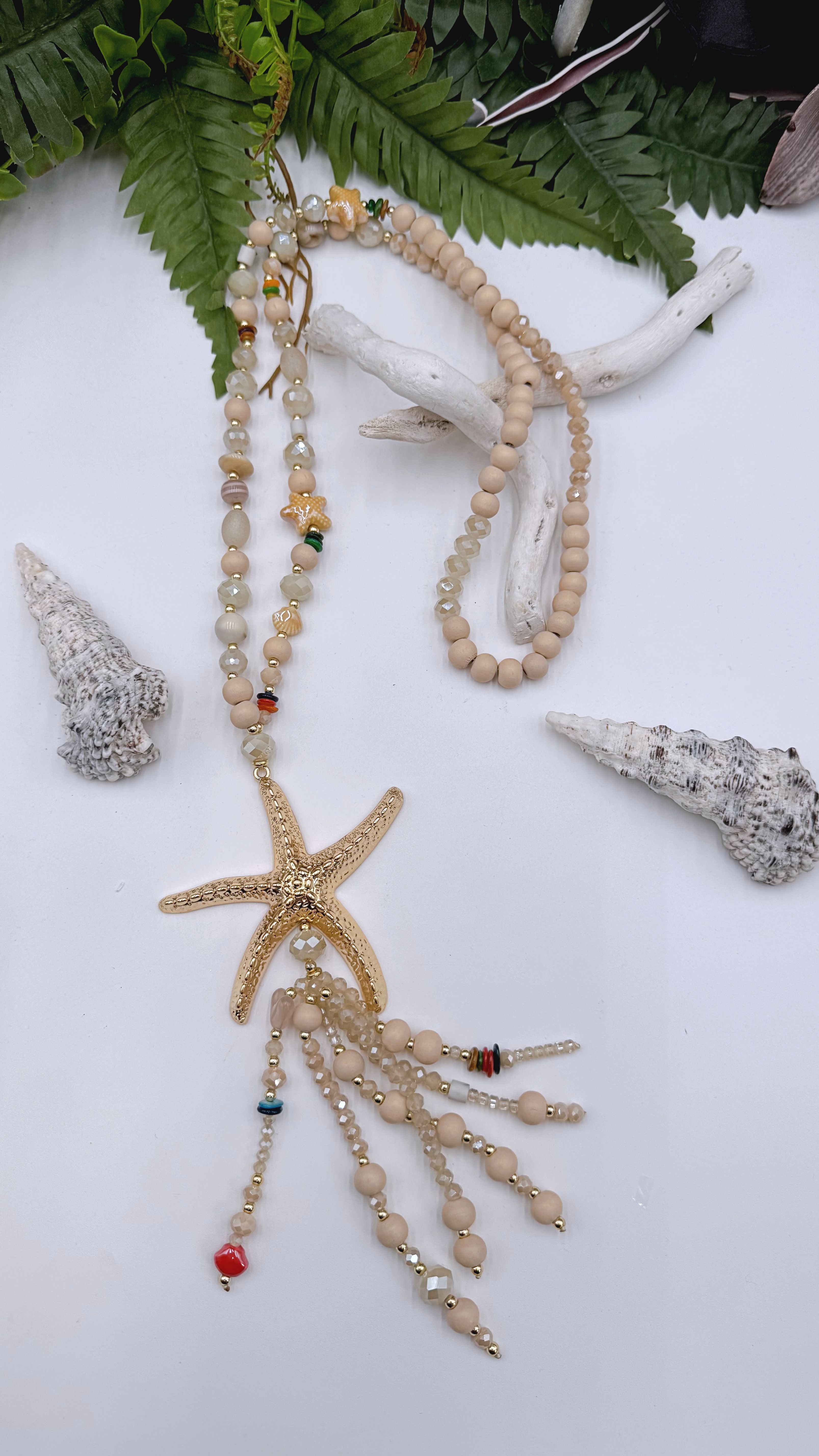 Halskette Golden Starfisch