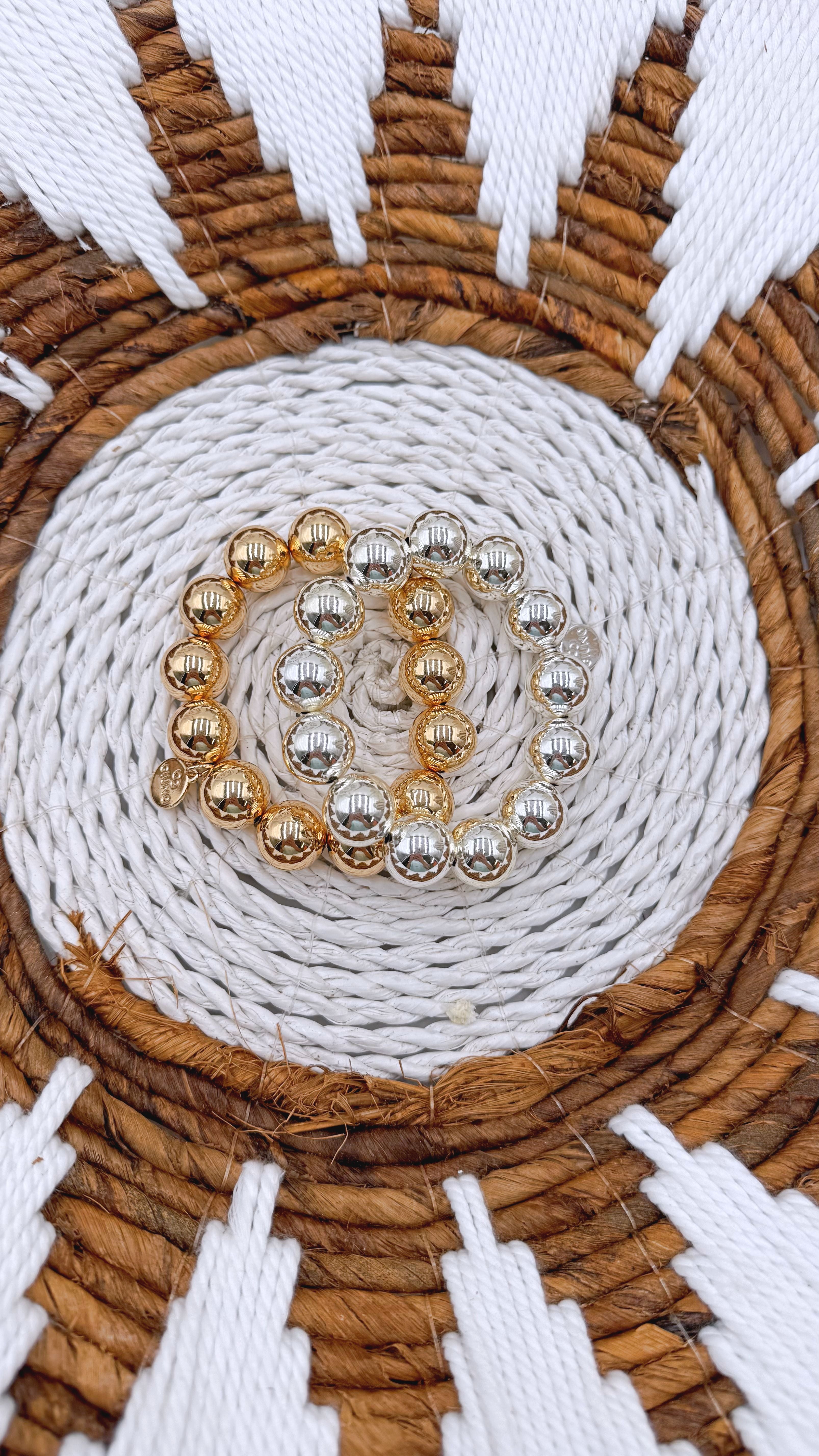 Perlenarmband Big Basic (2 Farben)