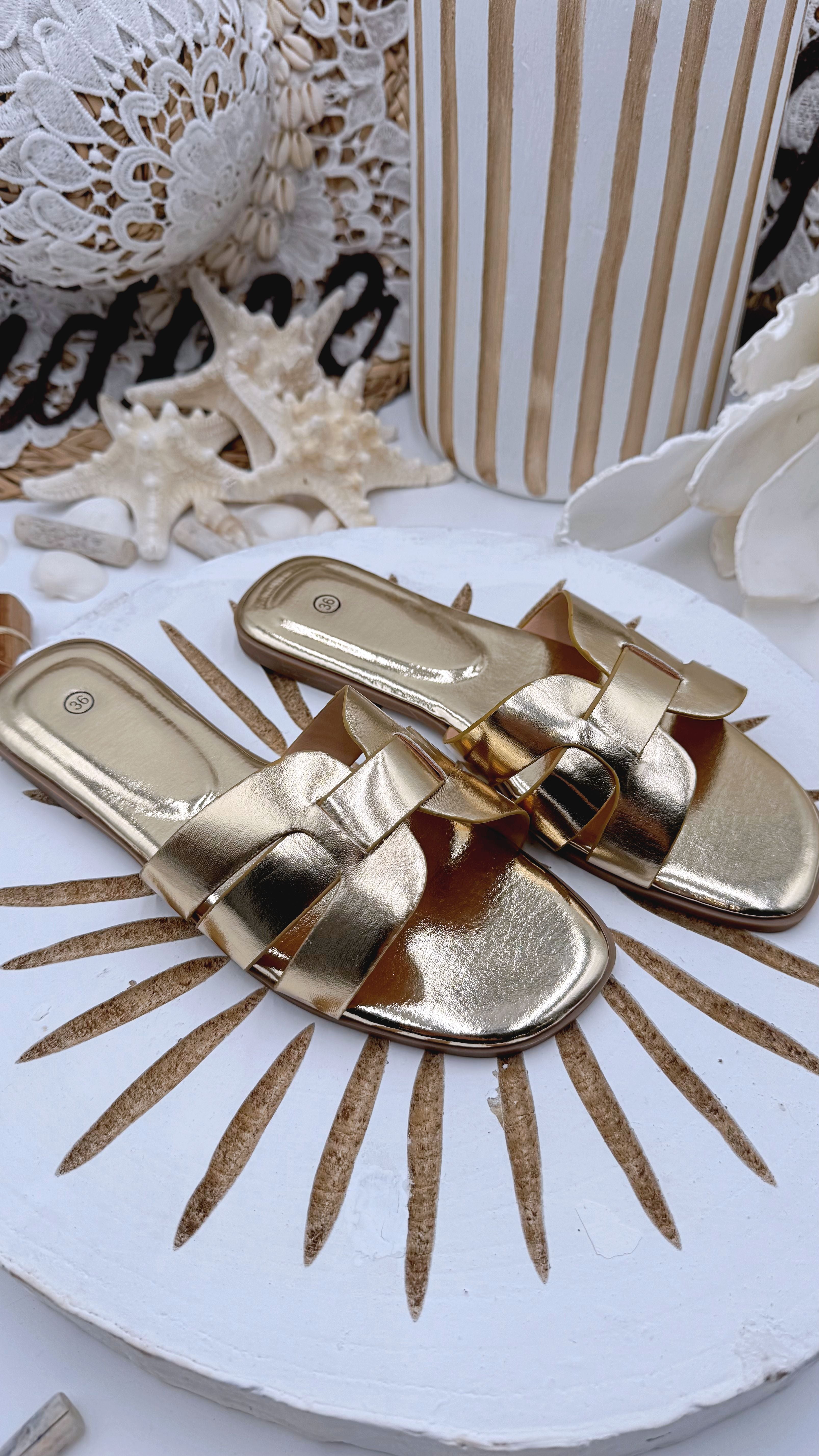 Sandale Beach Glam *Gold* - Power of Princess