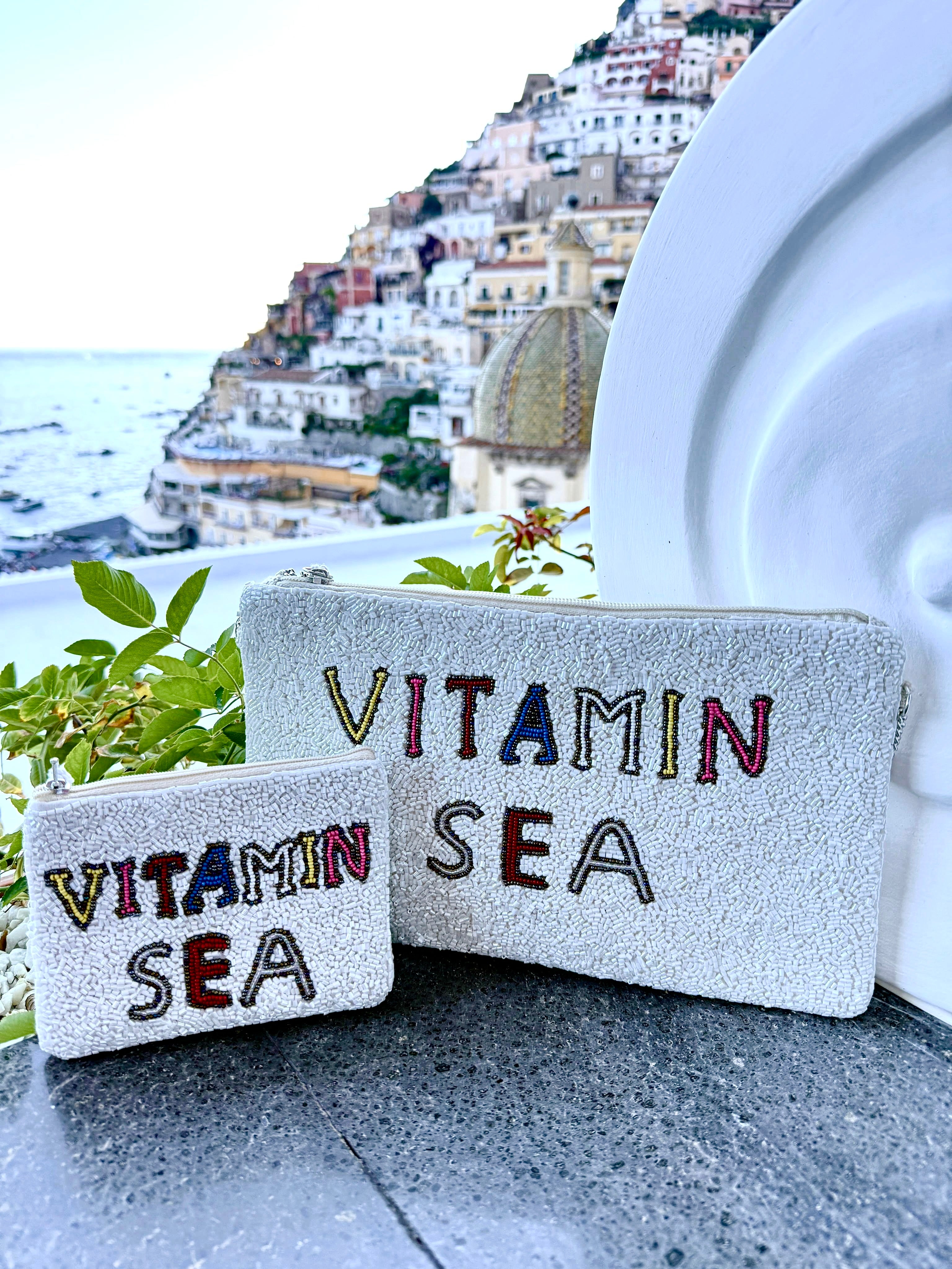 Clutch Vitamin Sea *Klein* Weiß - Power of Princess