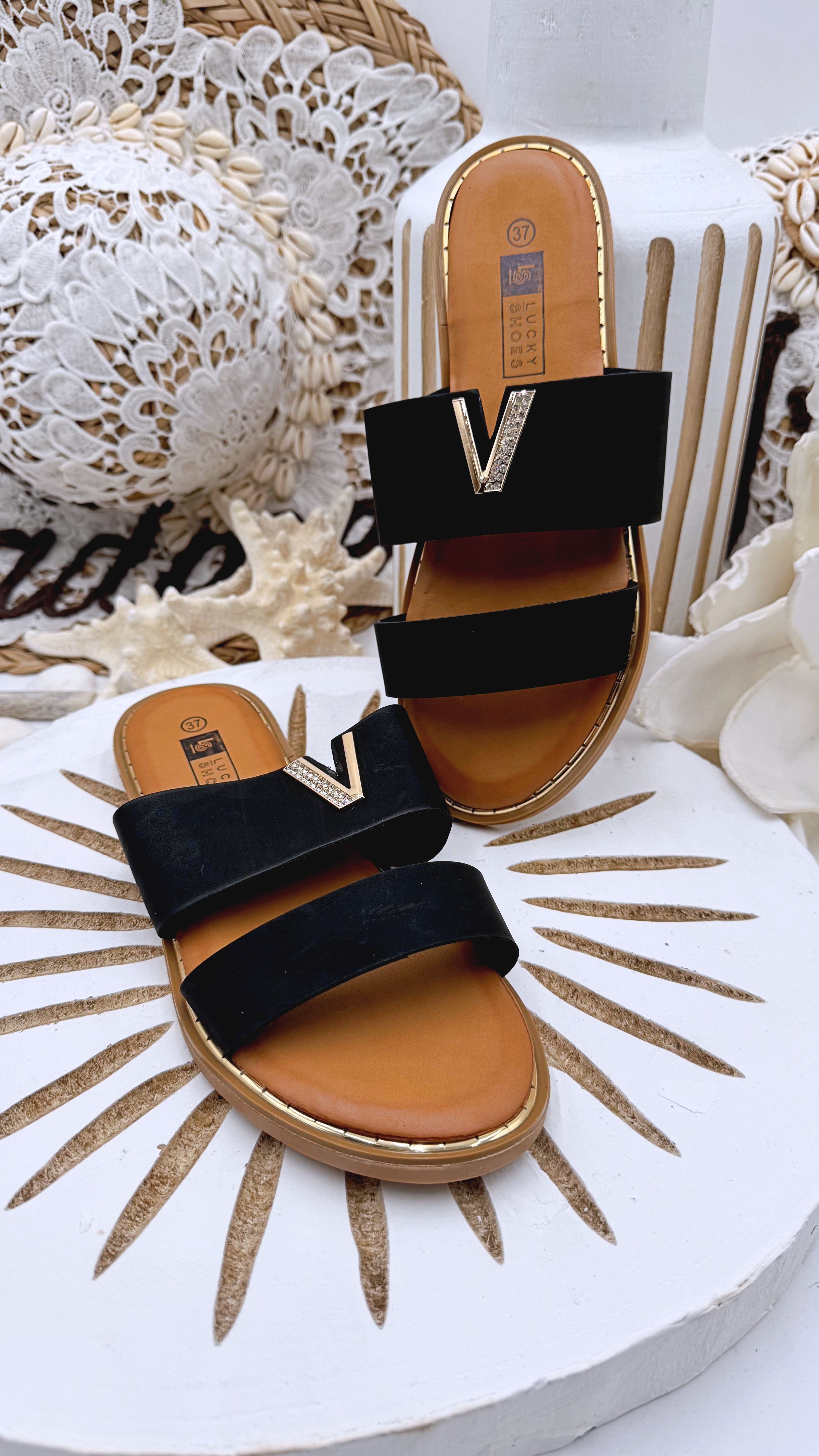 Sandale Velina *Schwarz* - Power of Princess