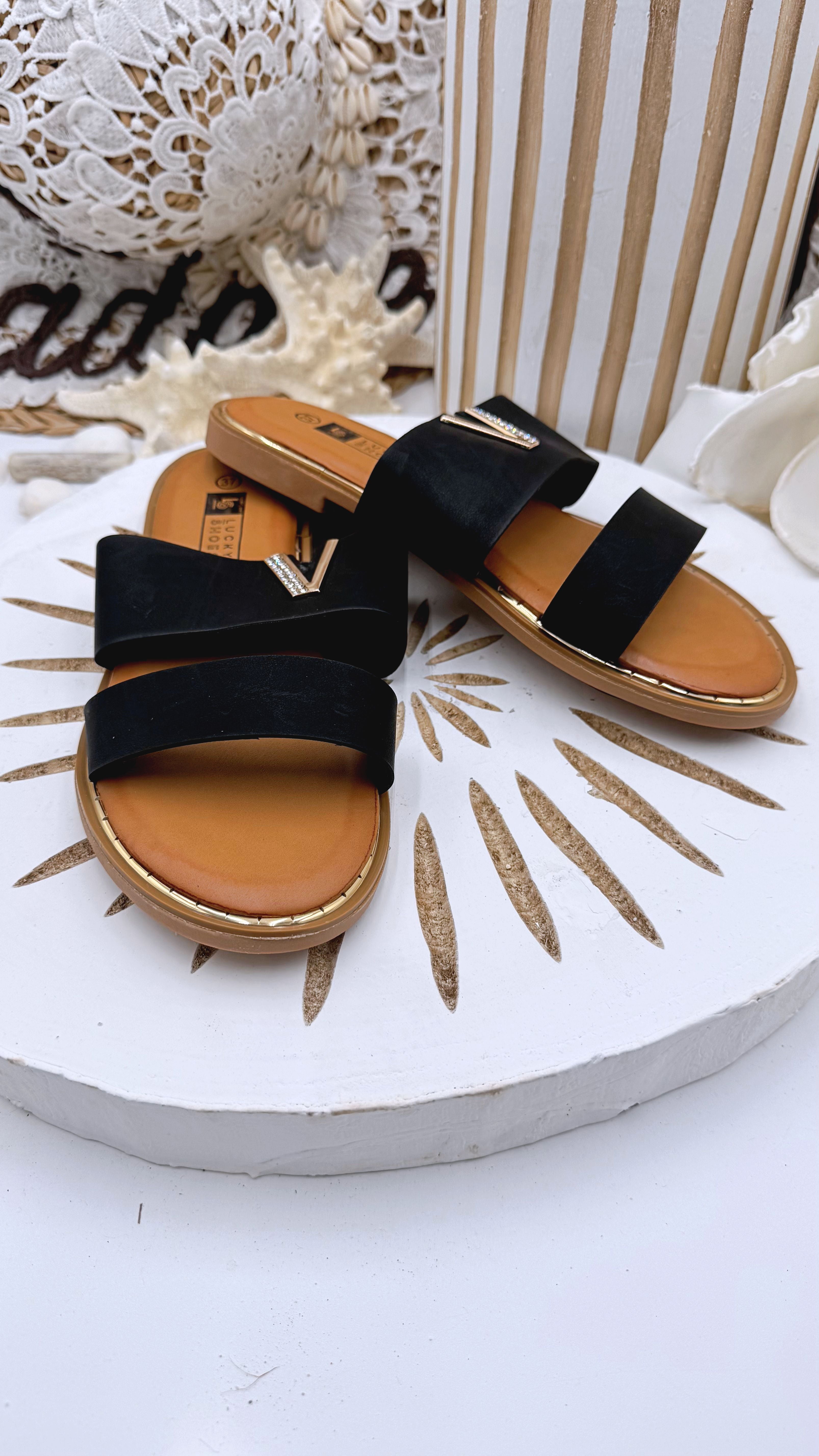 Sandale Velina *Schwarz* - Power of Princess