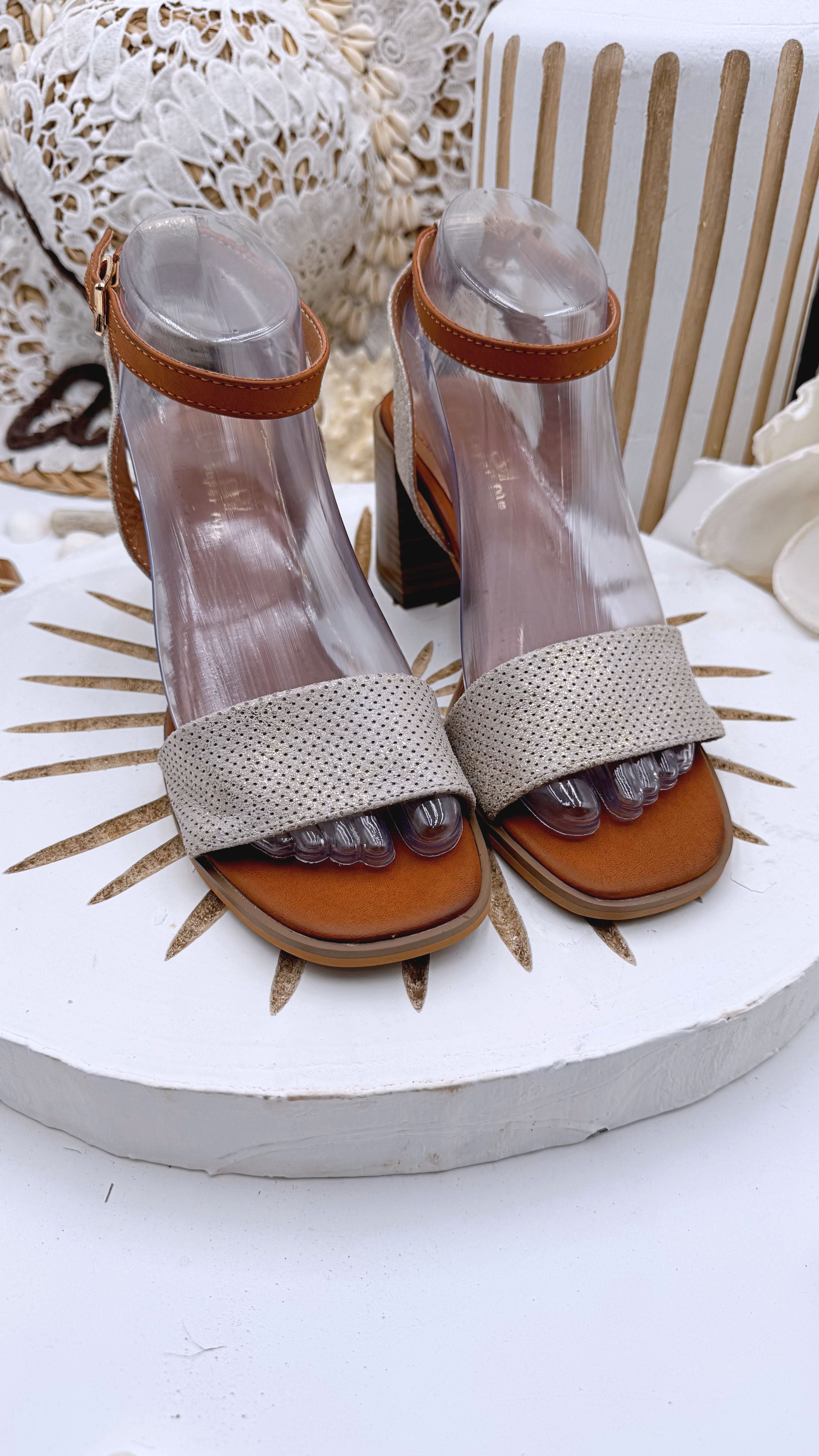 Absatzsandale Glimmara *Gold* - Power of Princess