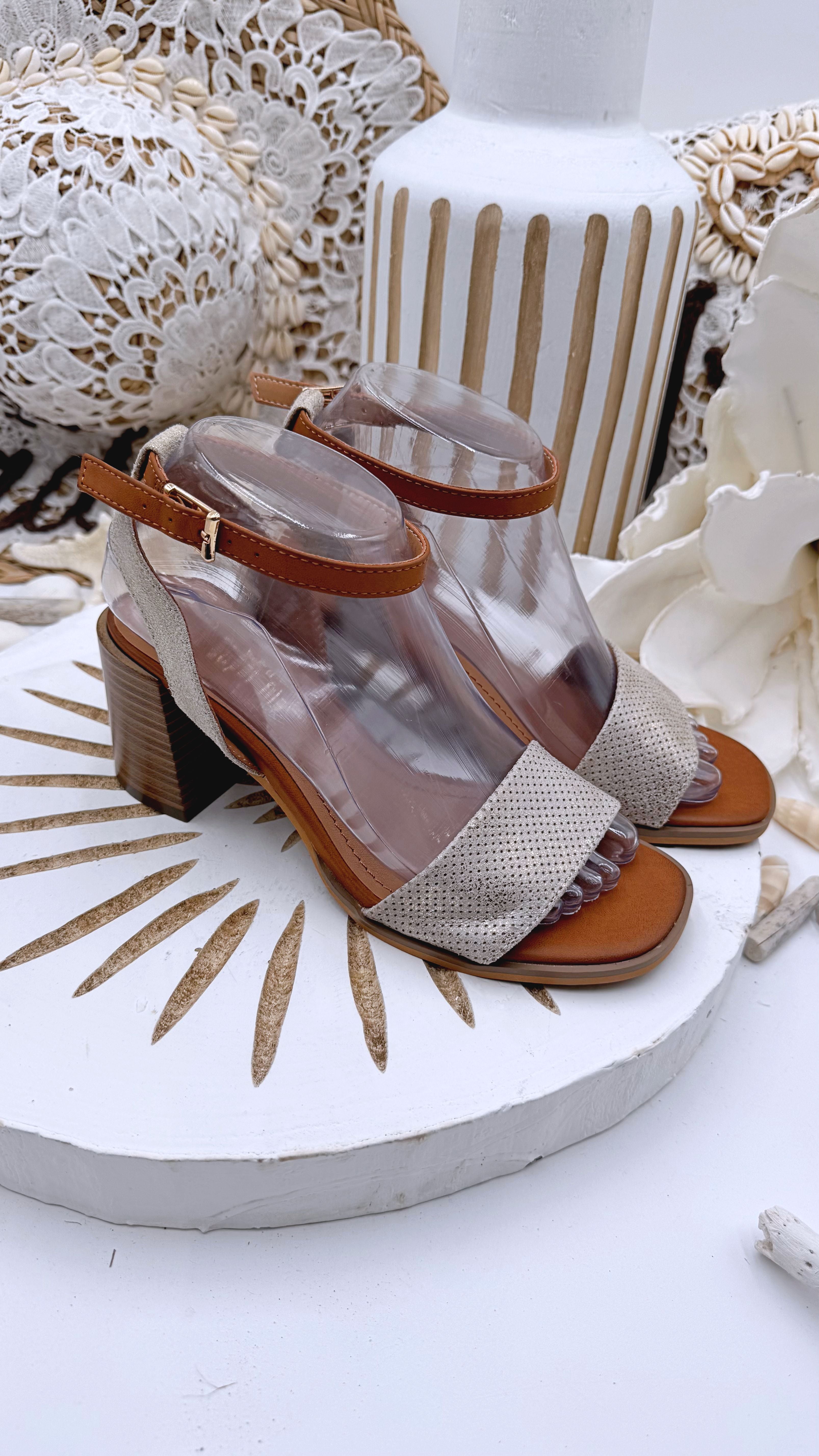 Absatzsandale Glimmara *Gold* - Power of Princess