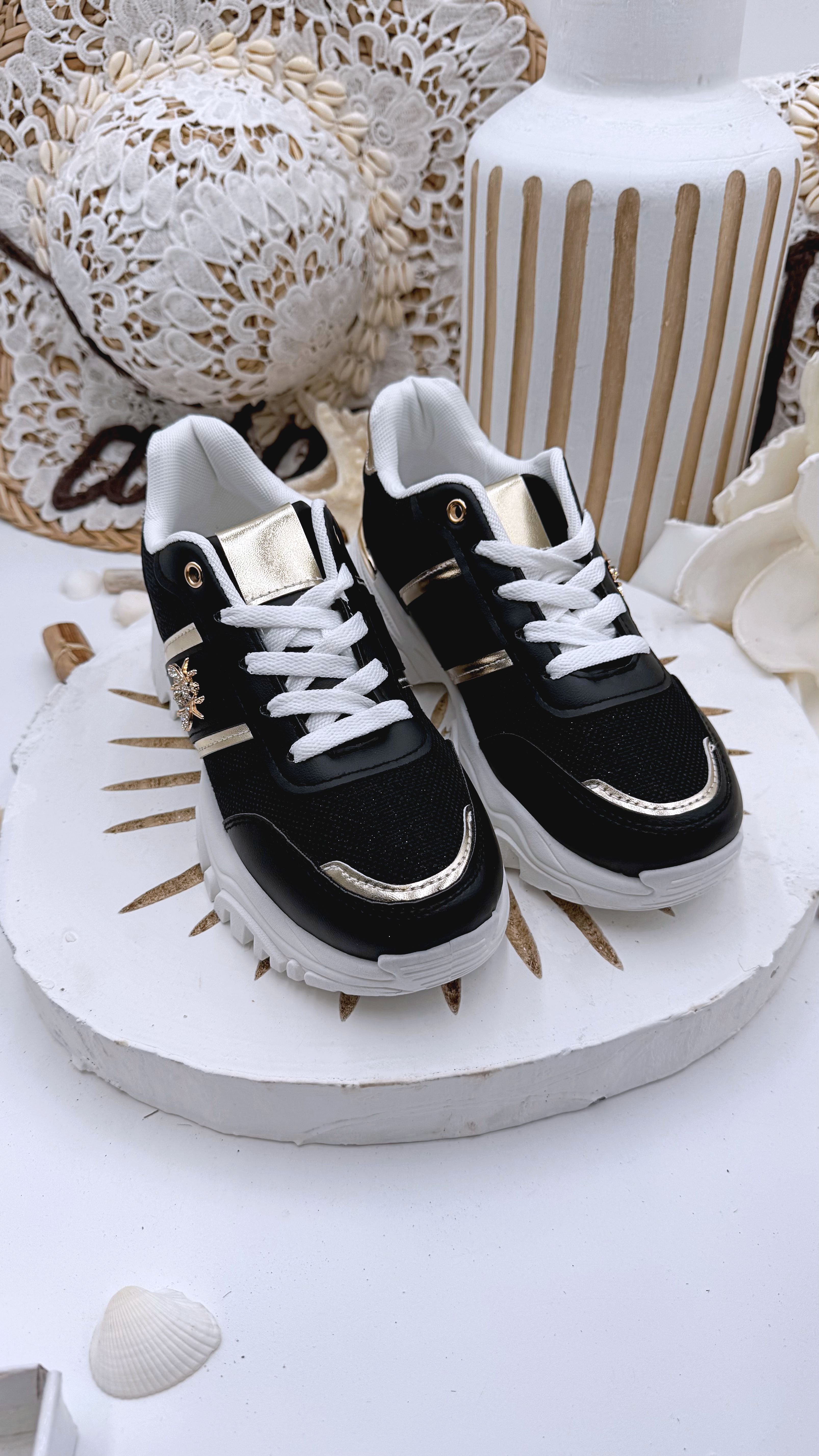 Sneaker Cool Bee *Schwarz* - Power of Princess