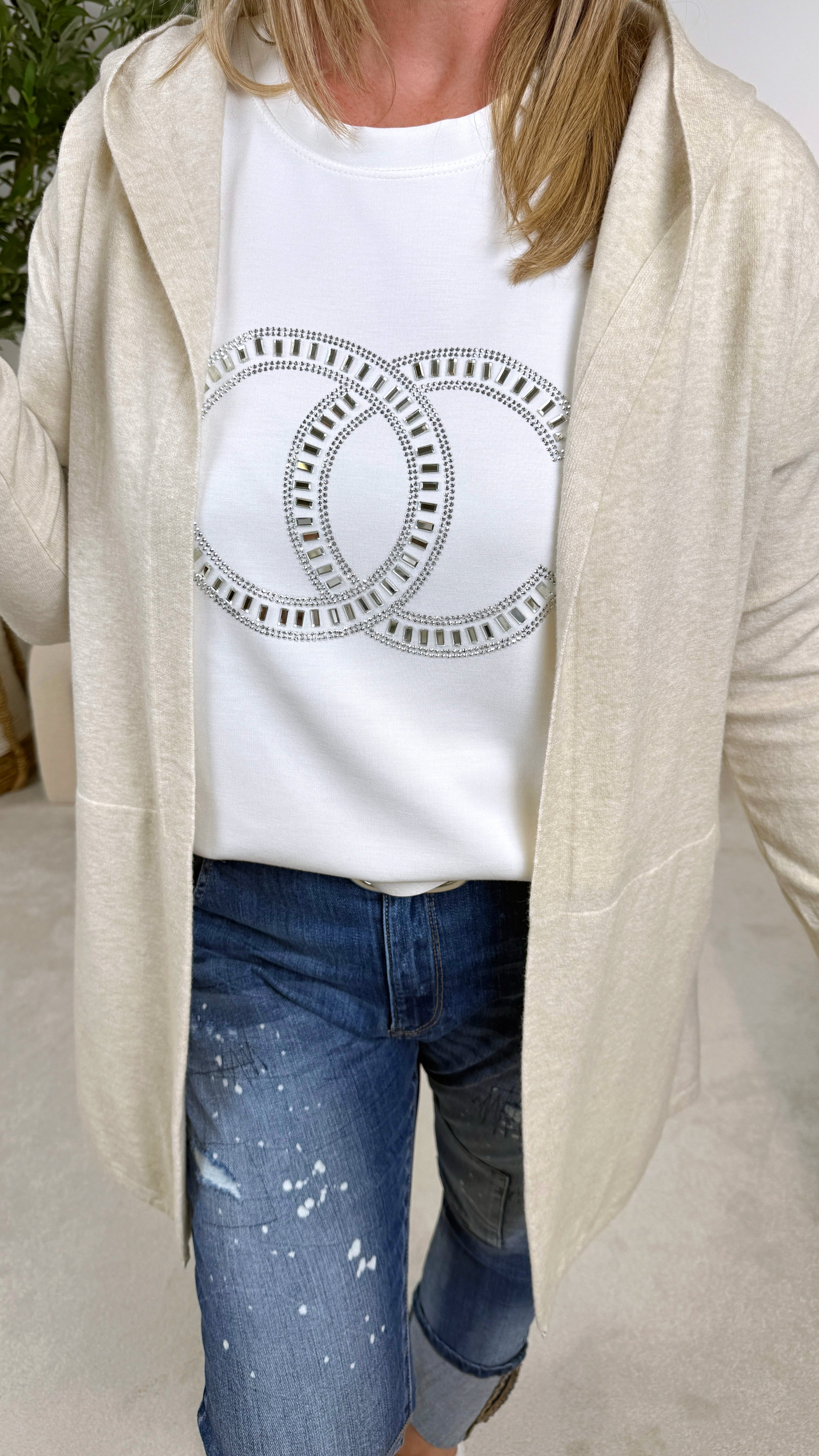 Strickjacke Warm Embrace (2555) *Beige* - Power of Princess