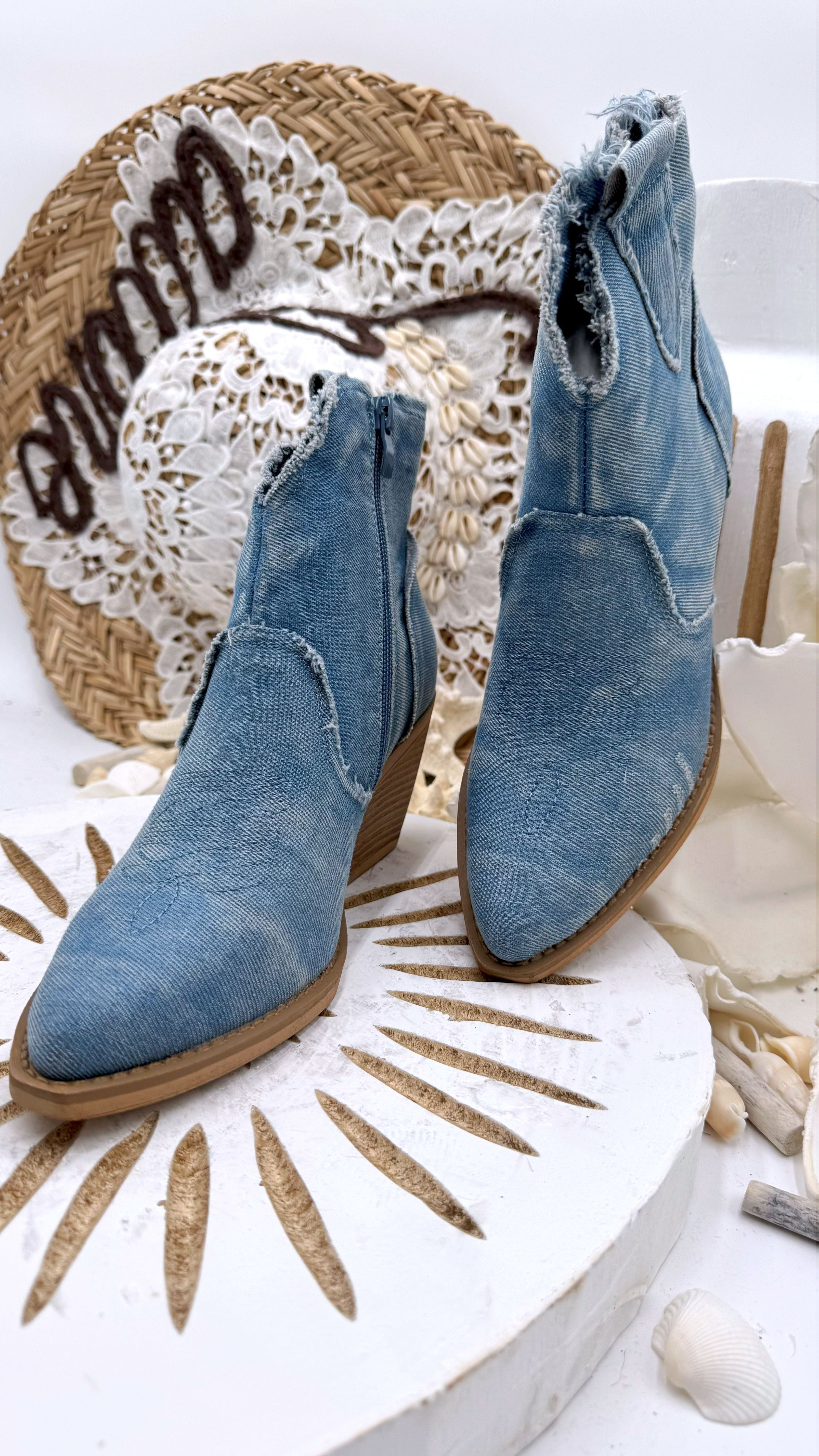 Stiefellette Denim Diva *Hell*