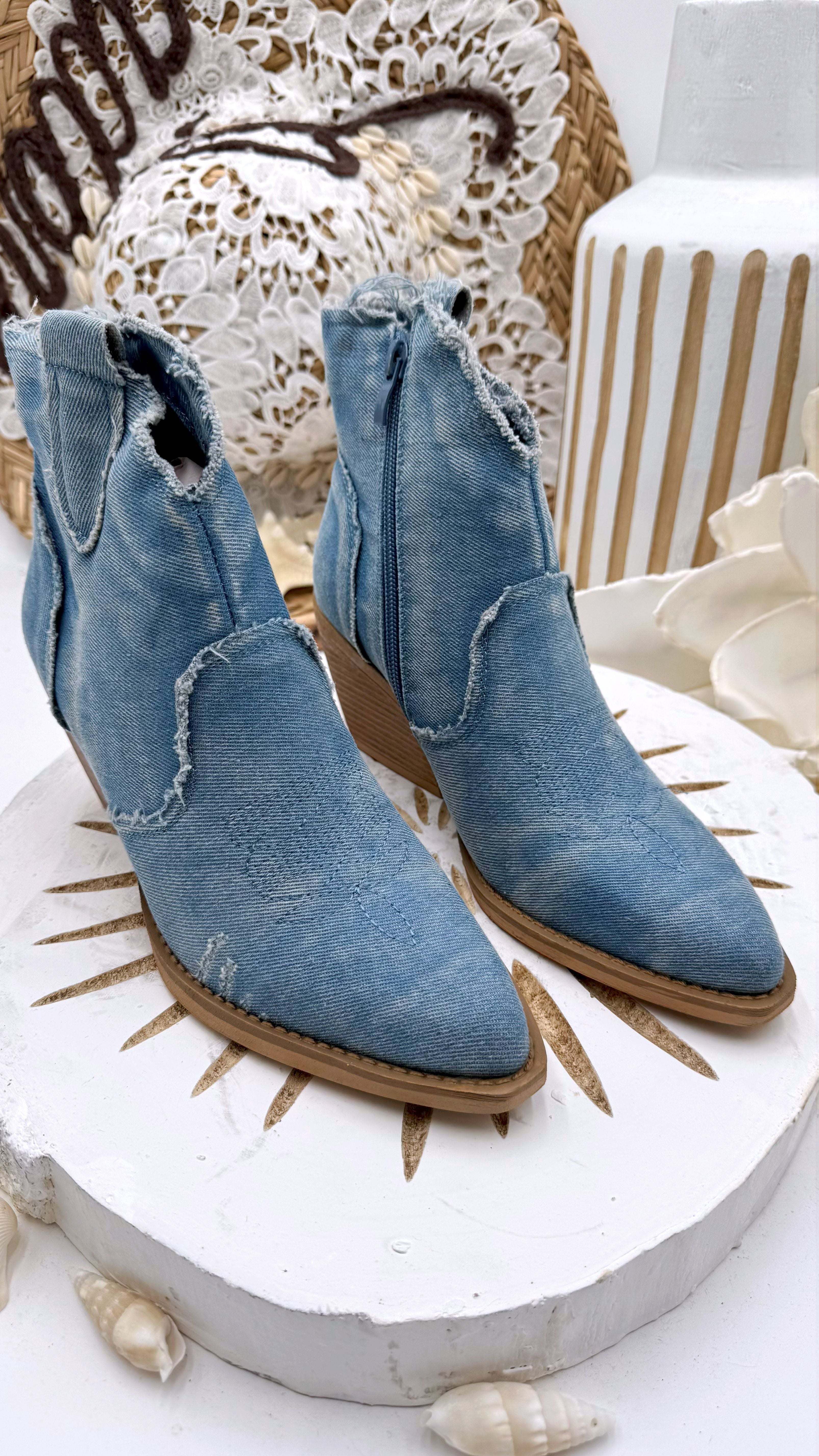 Stiefellette Denim Diva *Hell*