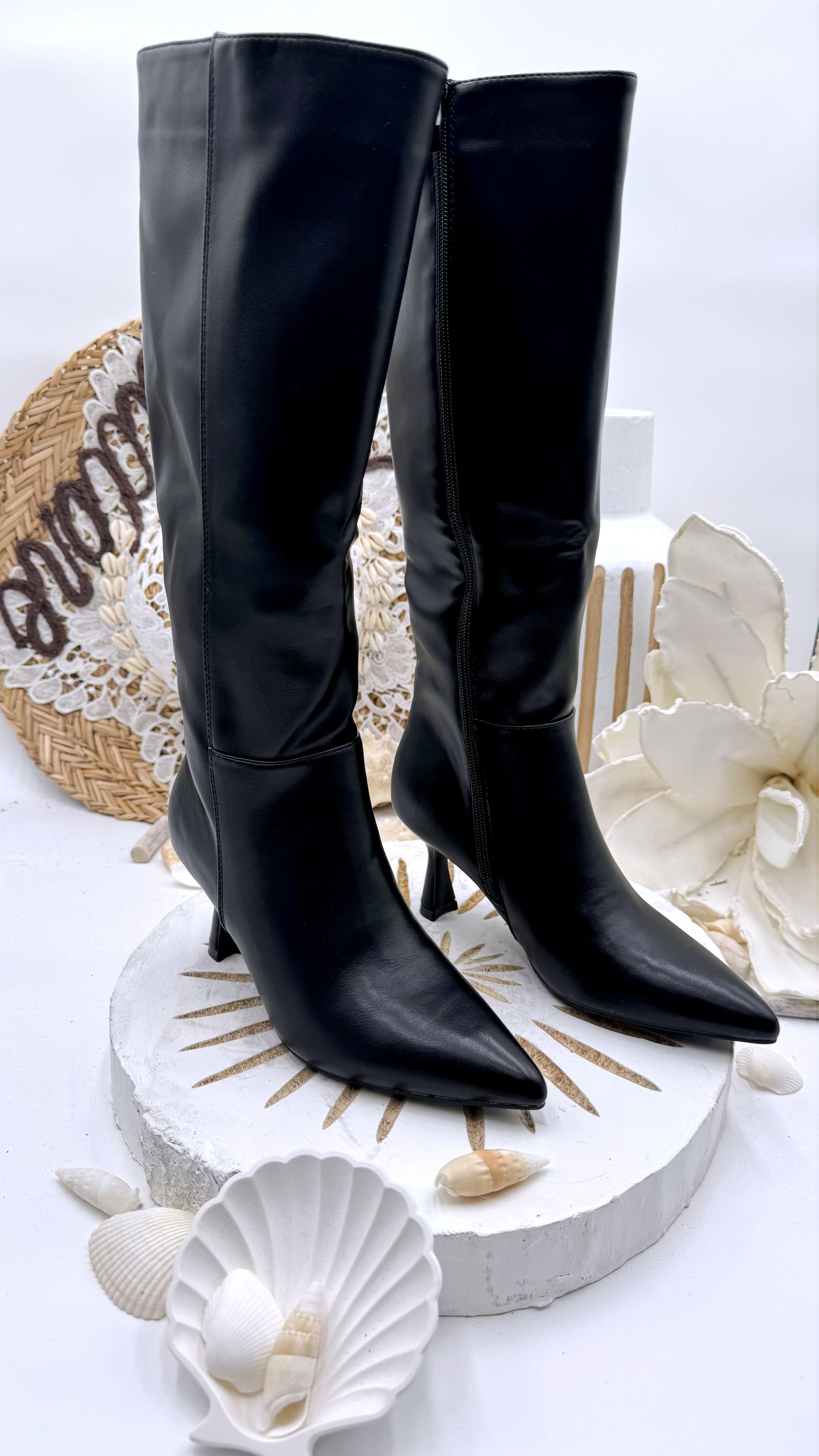 Stiefel Elegant Basic *Schwarz*