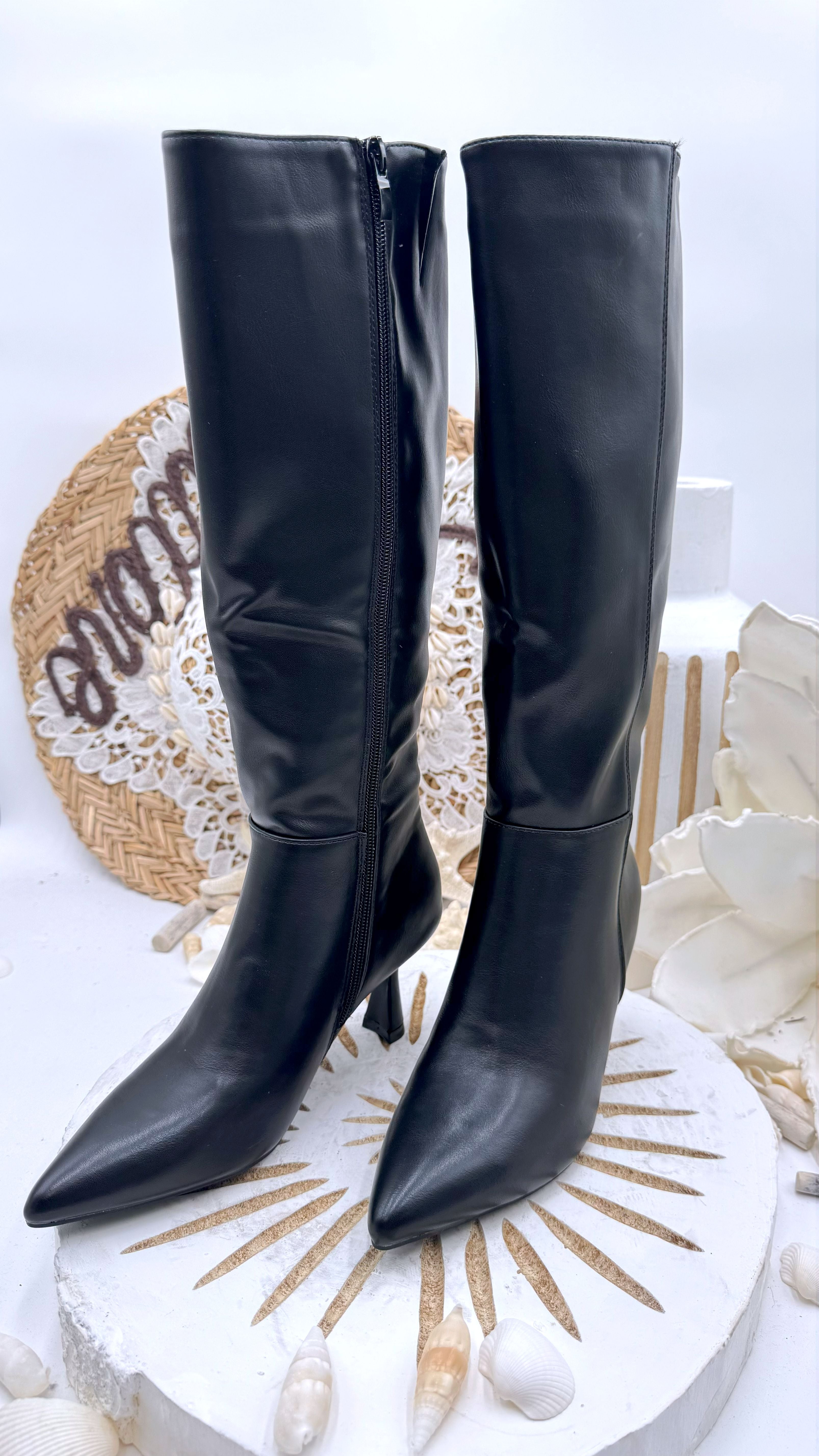 Stiefel Elegant Basic *Schwarz*