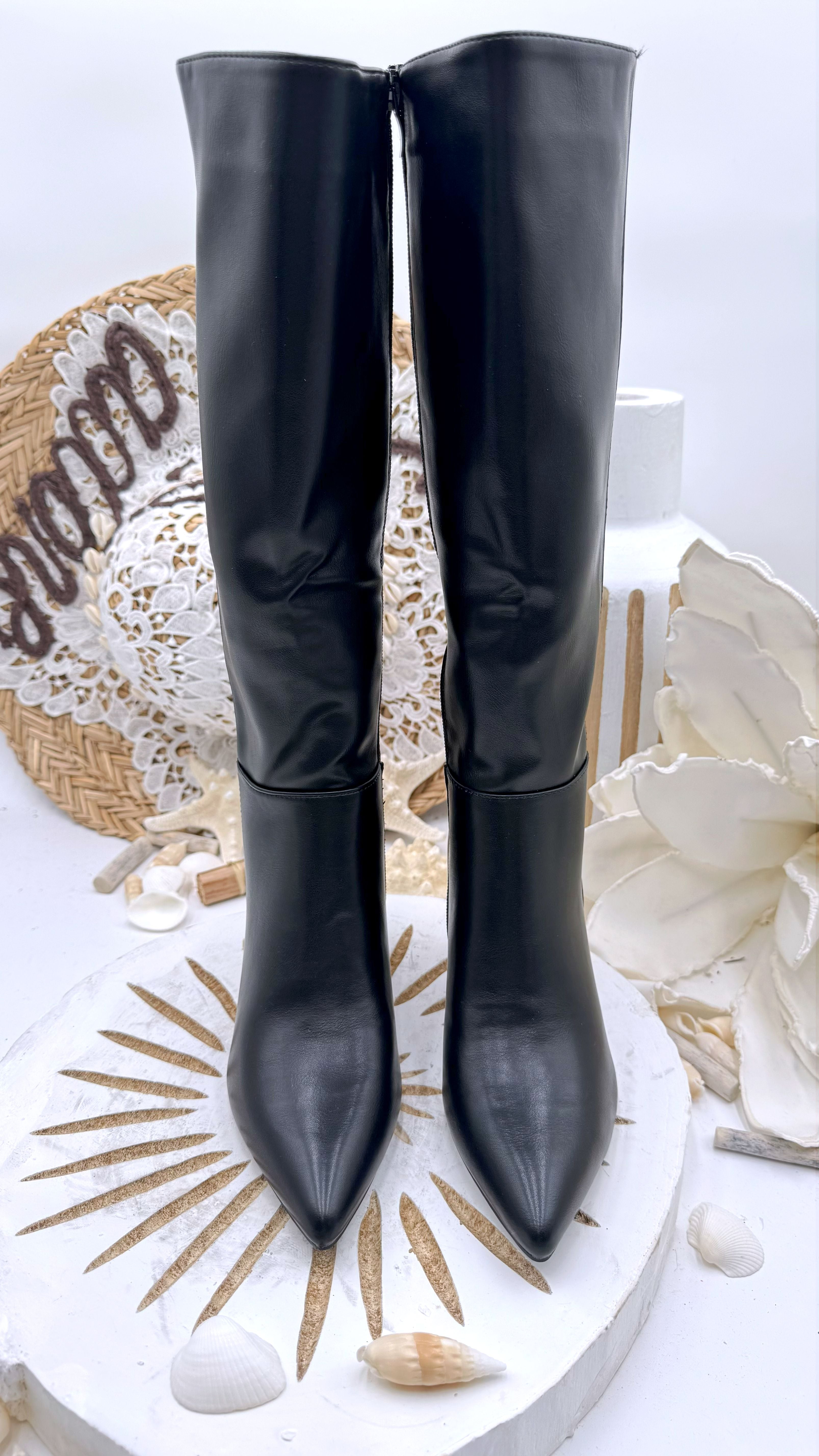 Stiefel Elegant Basic *Schwarz*