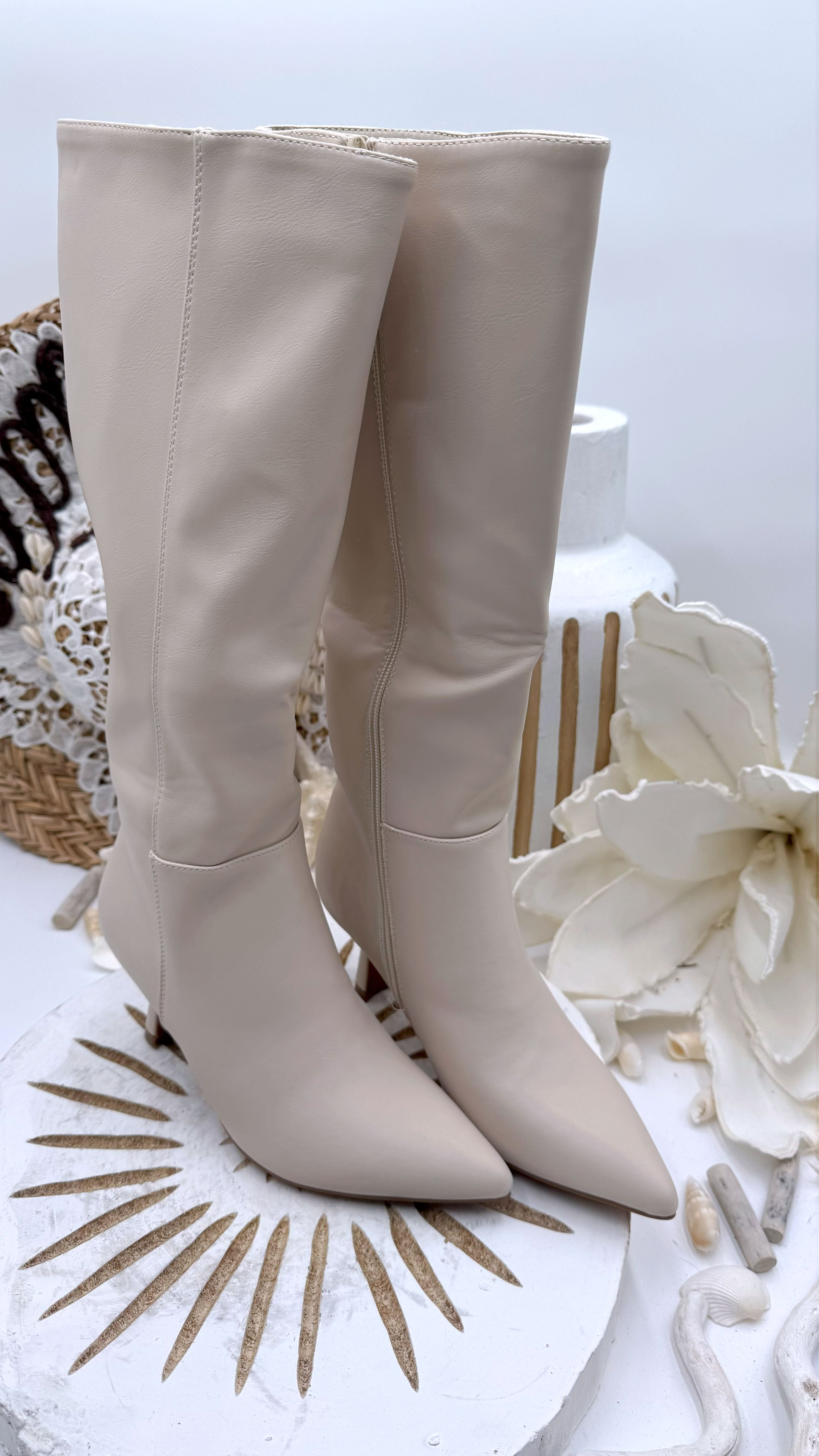 Stiefel Elegant Basic *Beige*