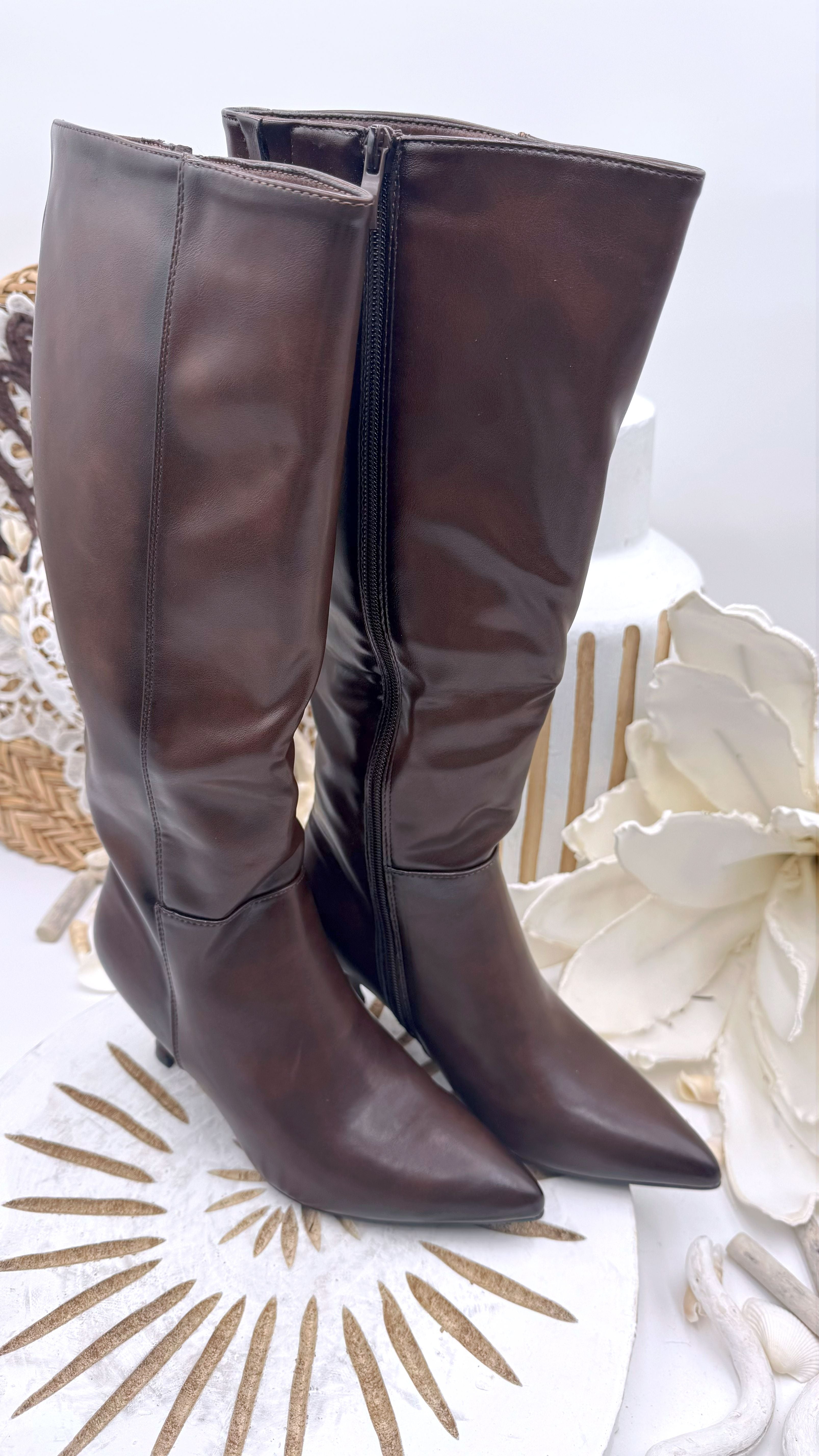 Stiefel Elegant Basic *Schoko*