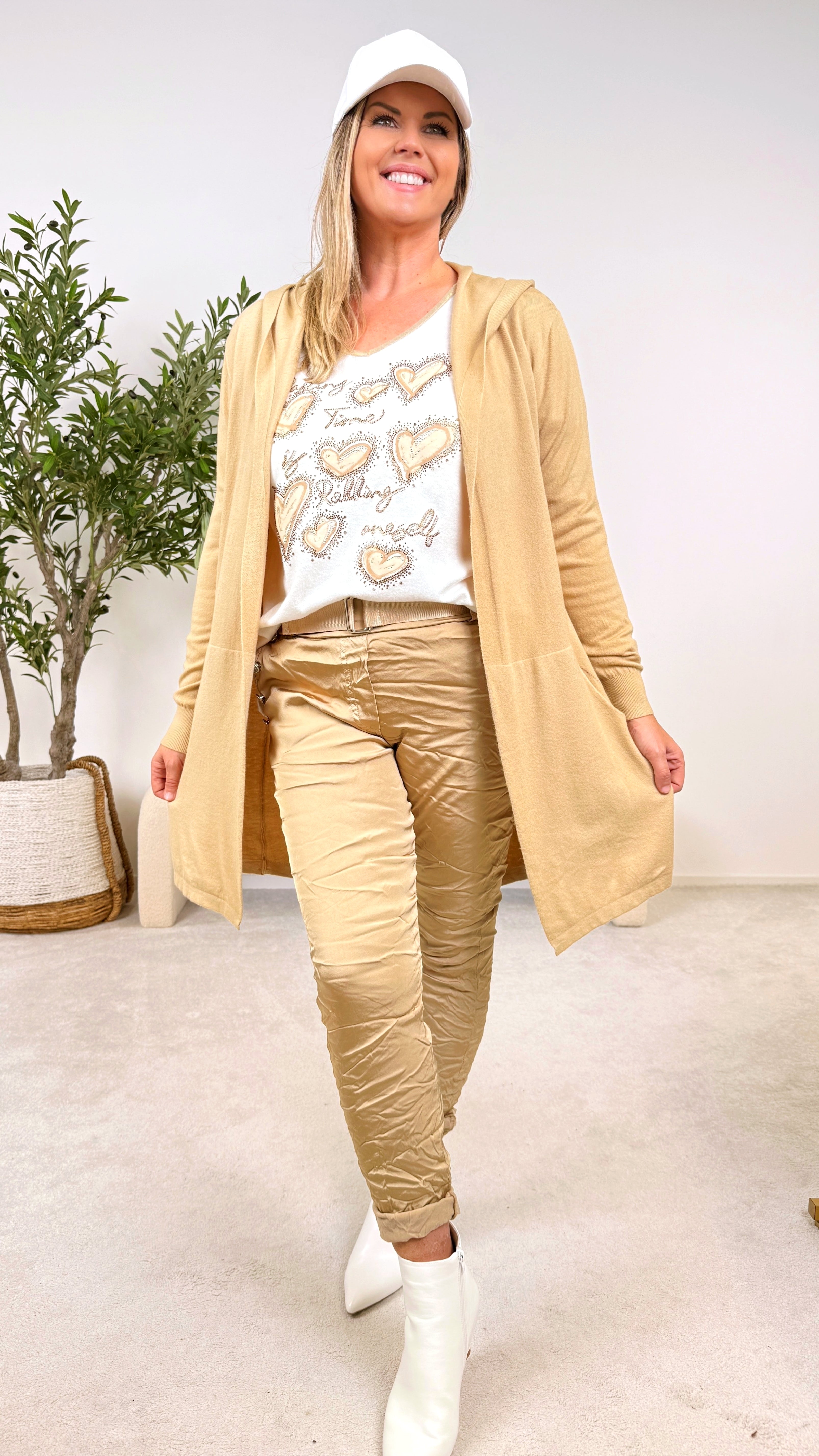 Strickjacke Warm Embrace (2555) *Camel* - Power of Princess