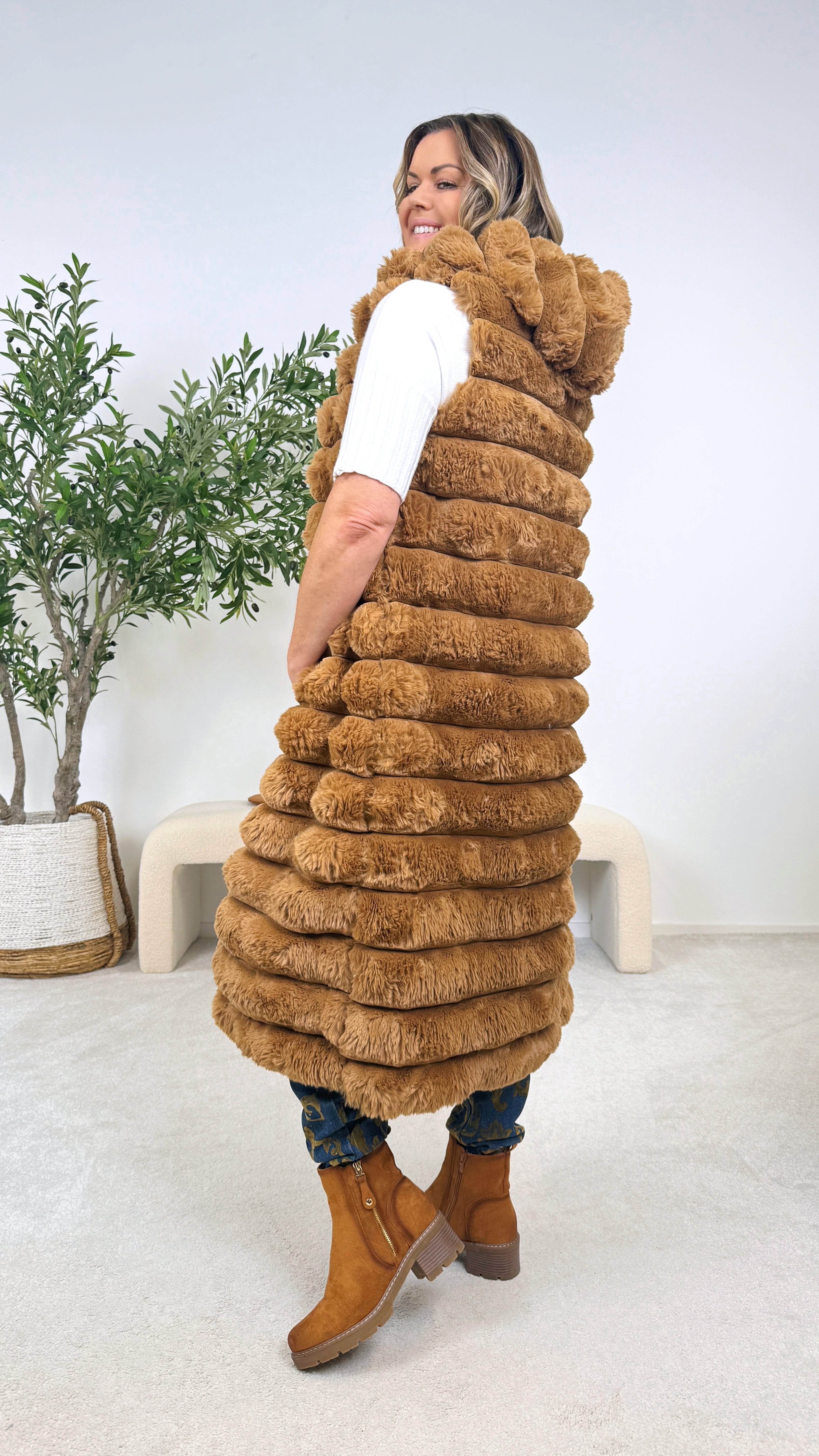 Lange Weste Pureline (3 Farben)