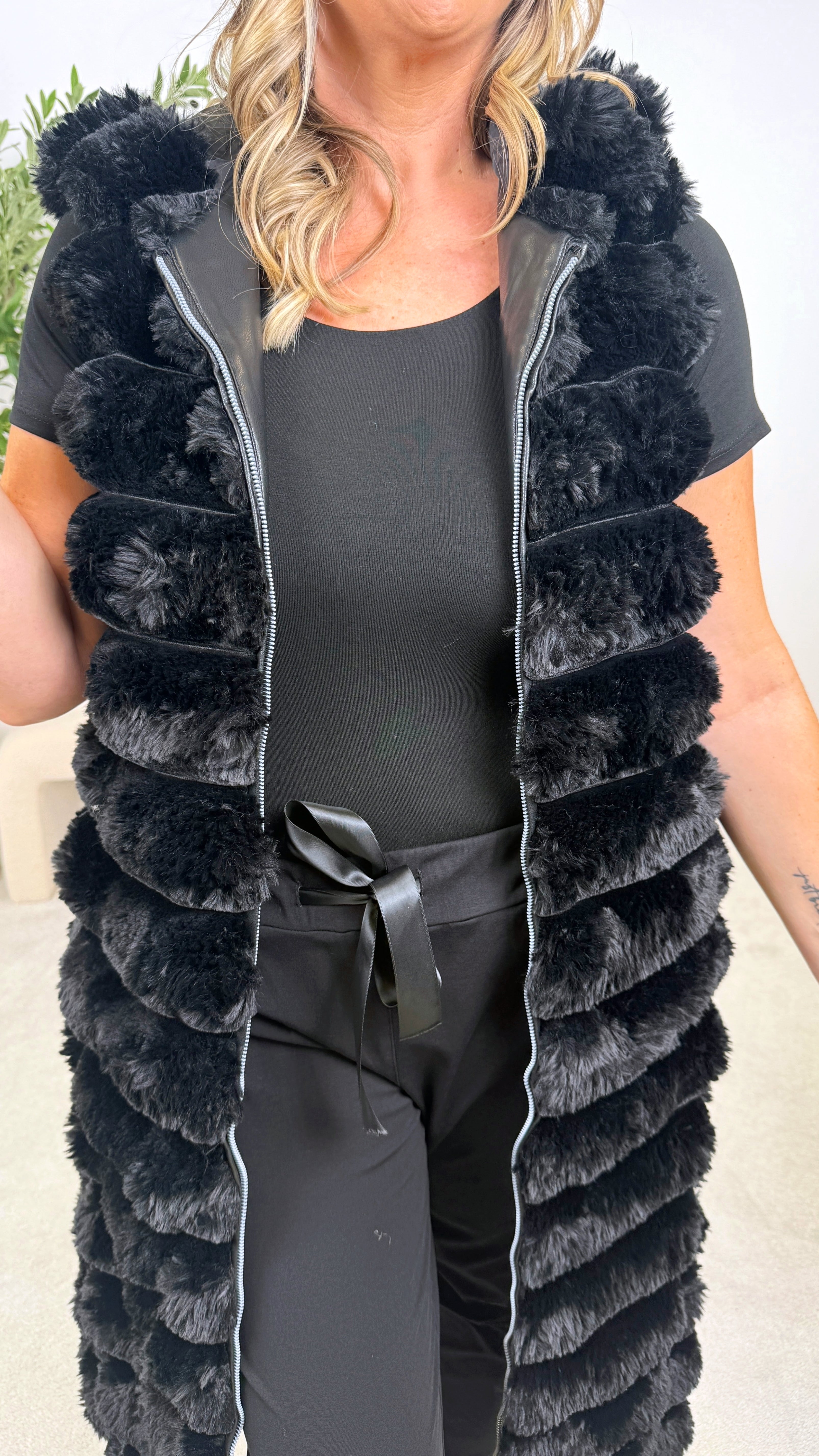 Lange Weste Pureline (3 Farben)