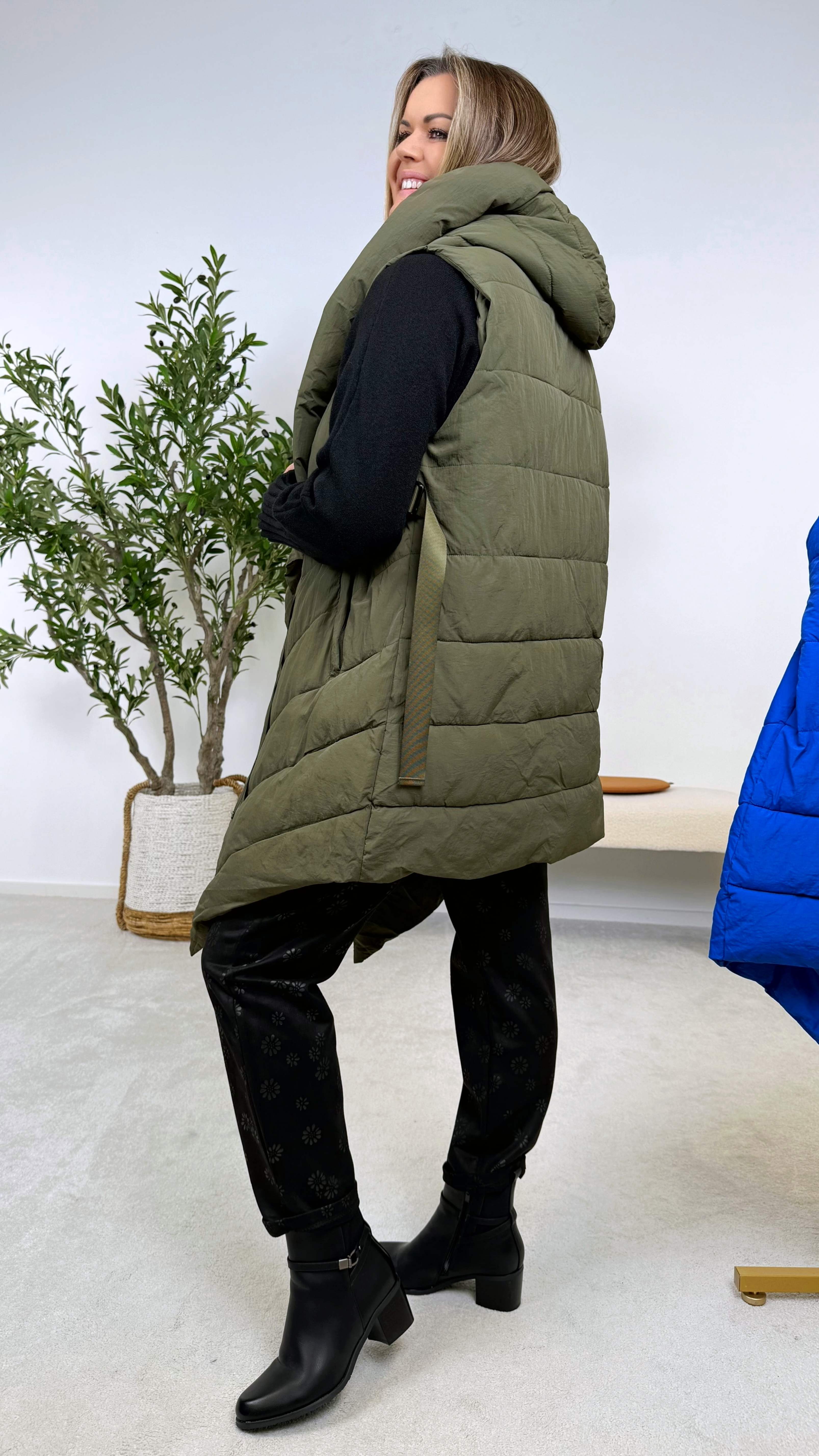 Steppweste Wrap & Warm *Khaki*