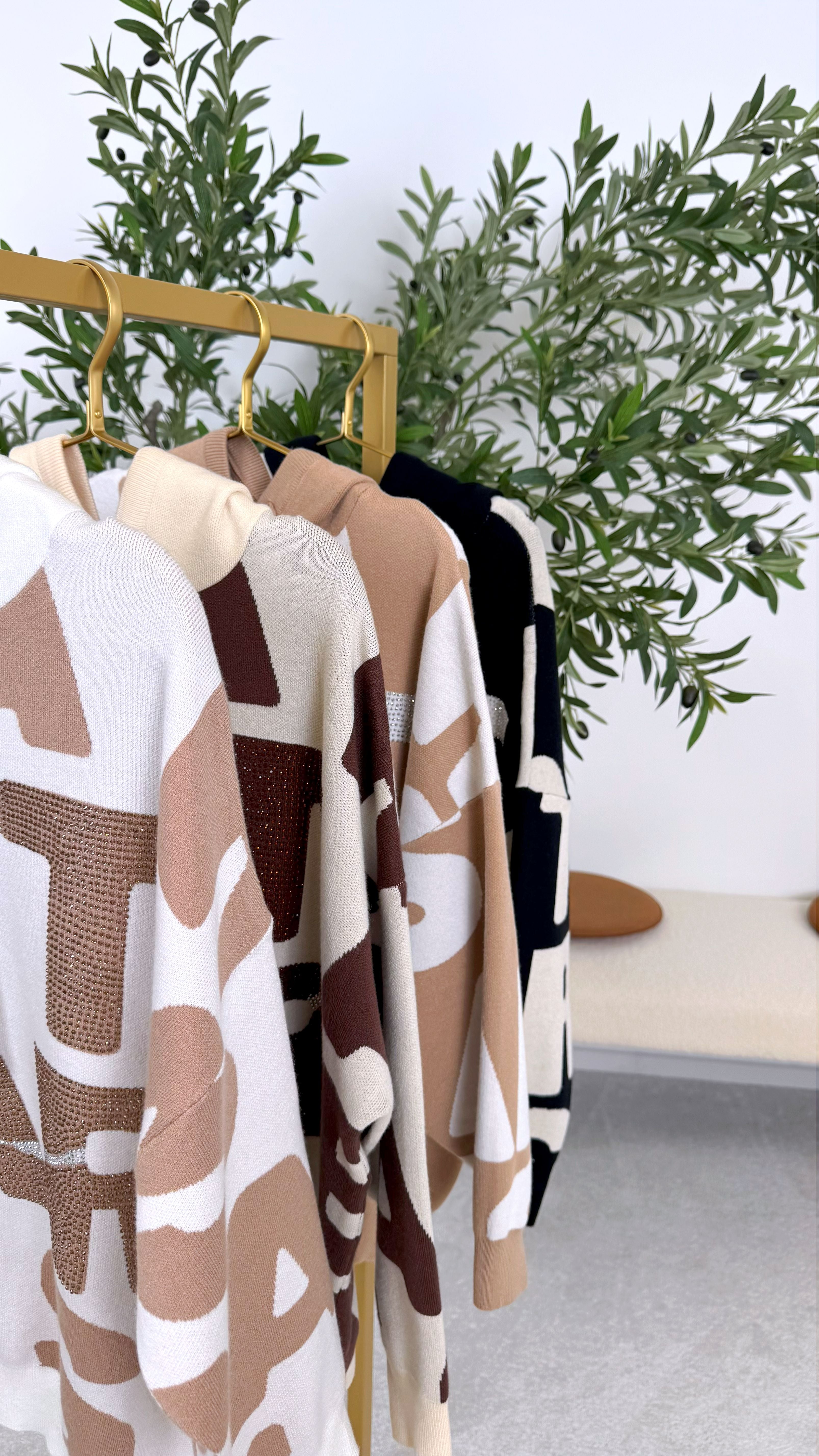 Hoodie Glam Tessa *Creme*