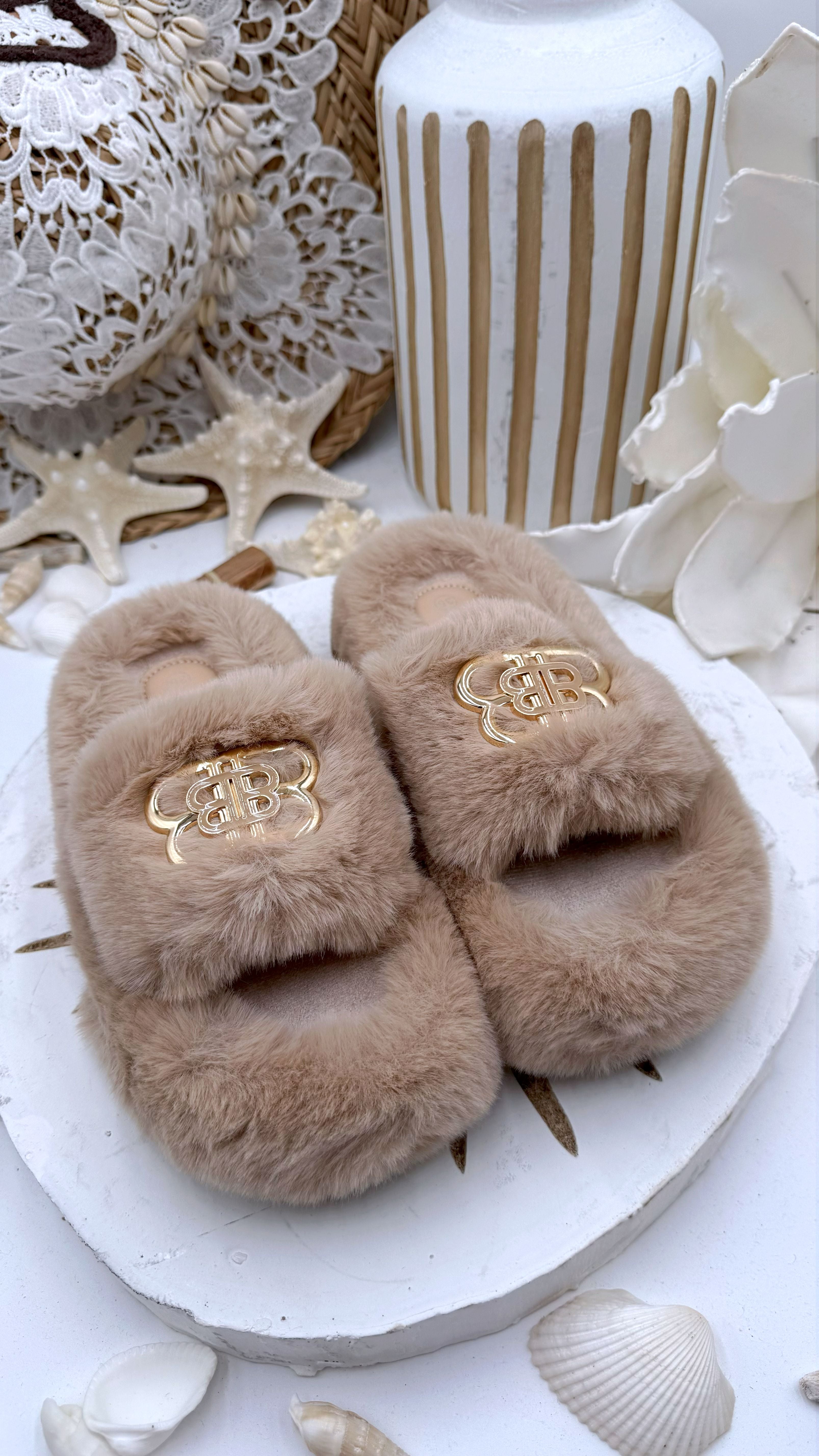 Hausschuhe Princess Feet *Beige*