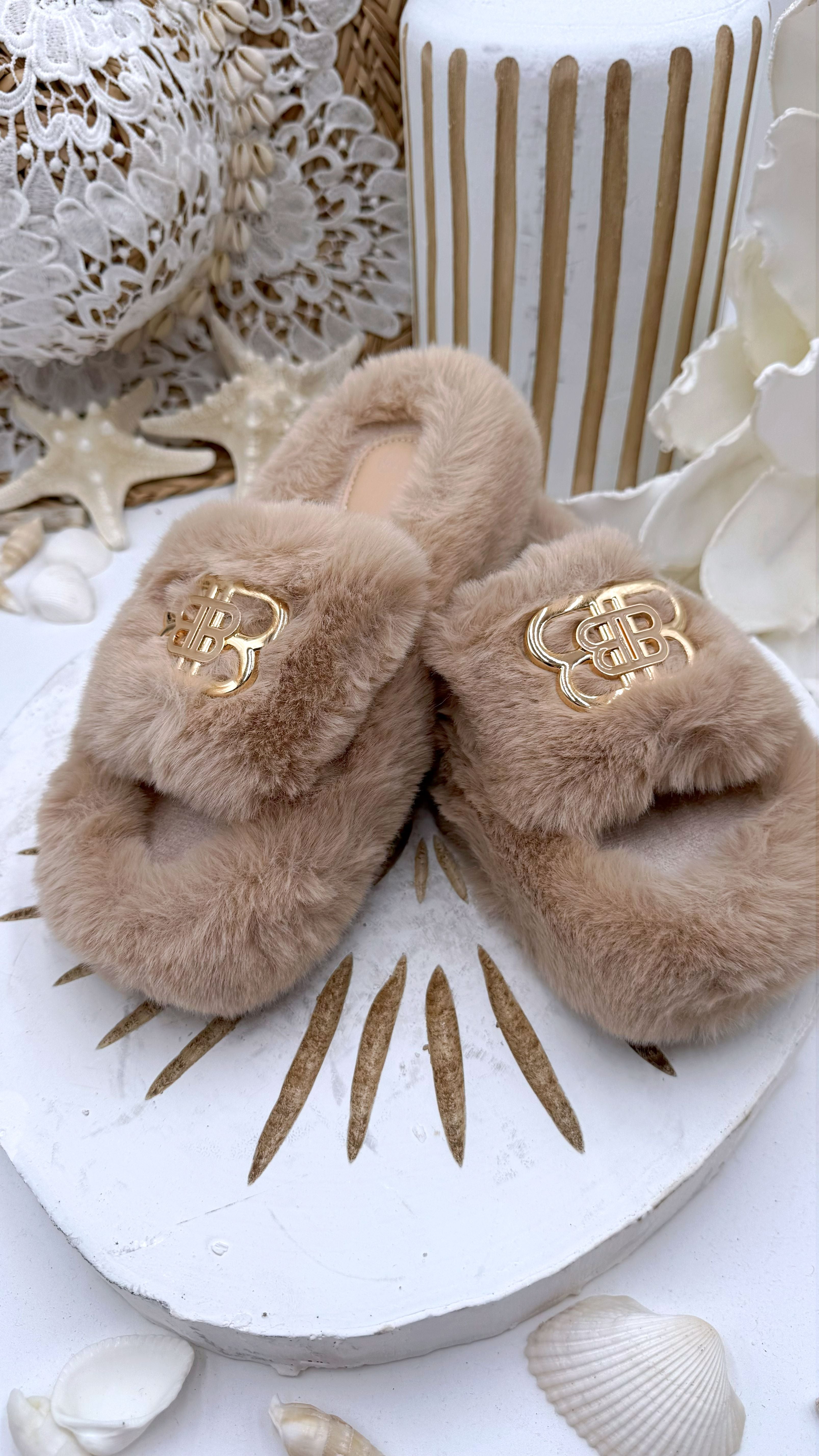 Hausschuhe Princess Feet *Beige*