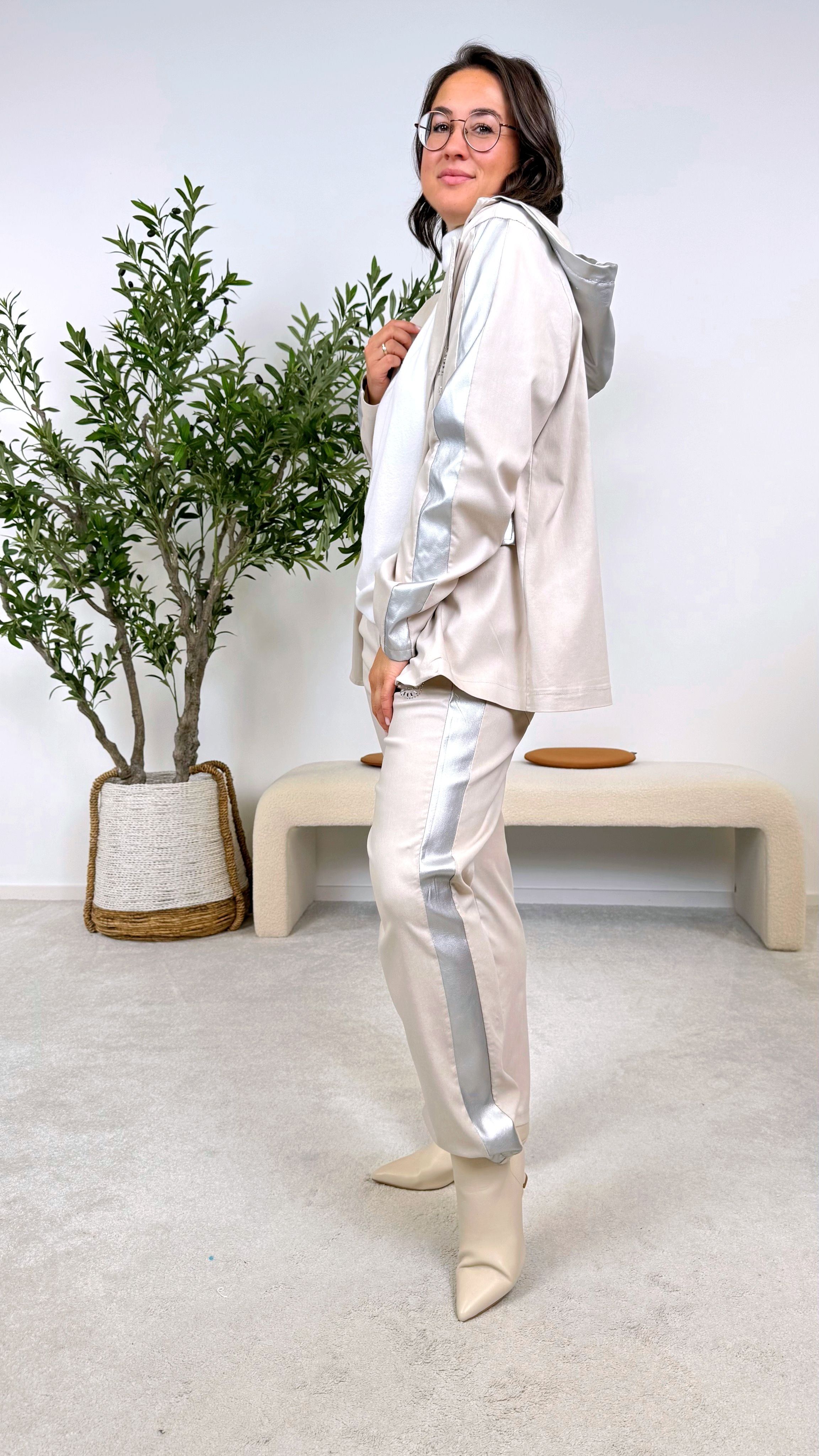 Blazer Silver Stripes *Beige* - Power of Princess