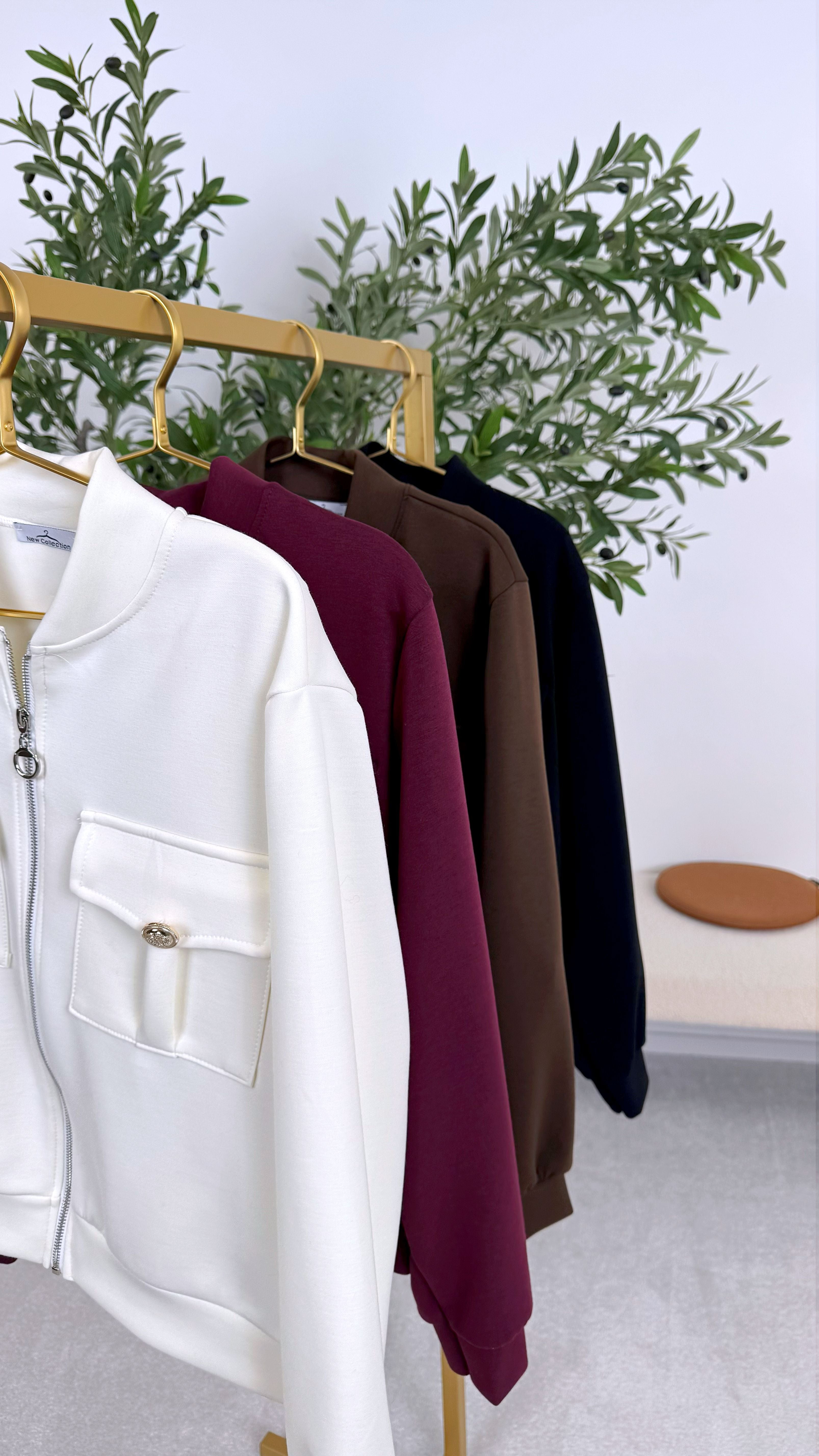 Sweatjacke Mara *Creme*