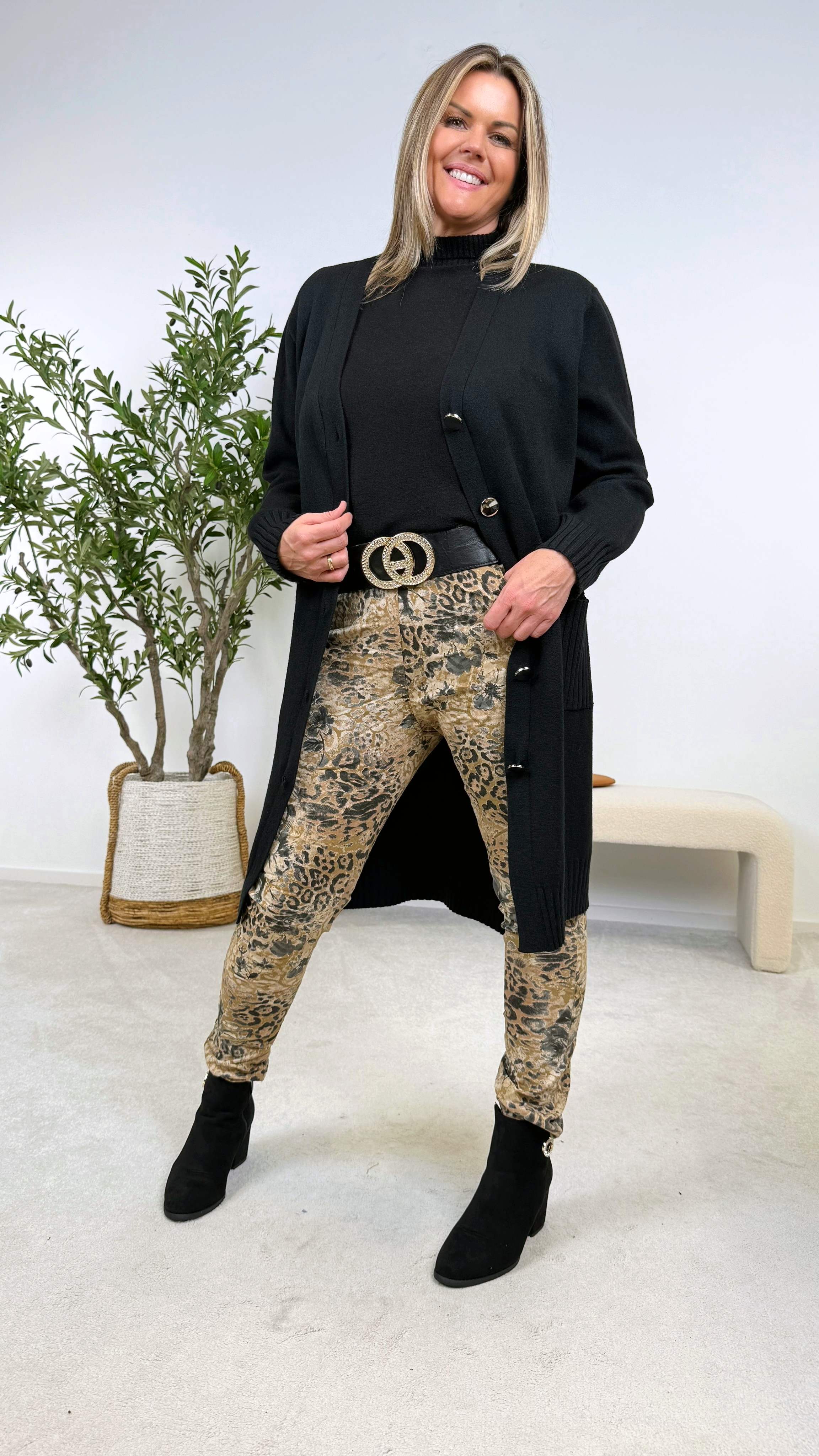 Strickjacke Calm & Cozy *Schwarz* - Power of Princess