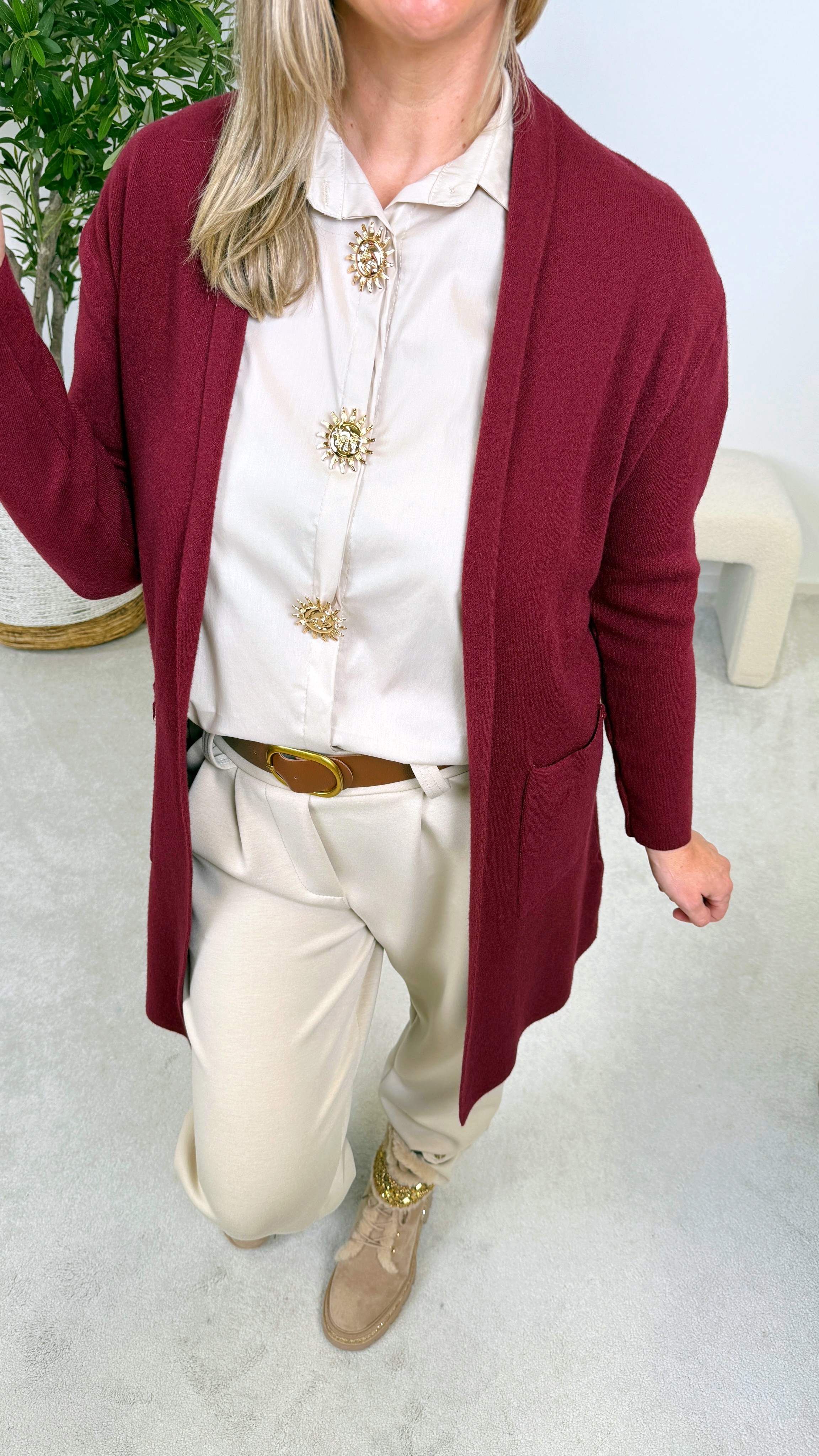 Strickjacke Pumpkin Plain (7 Farben)