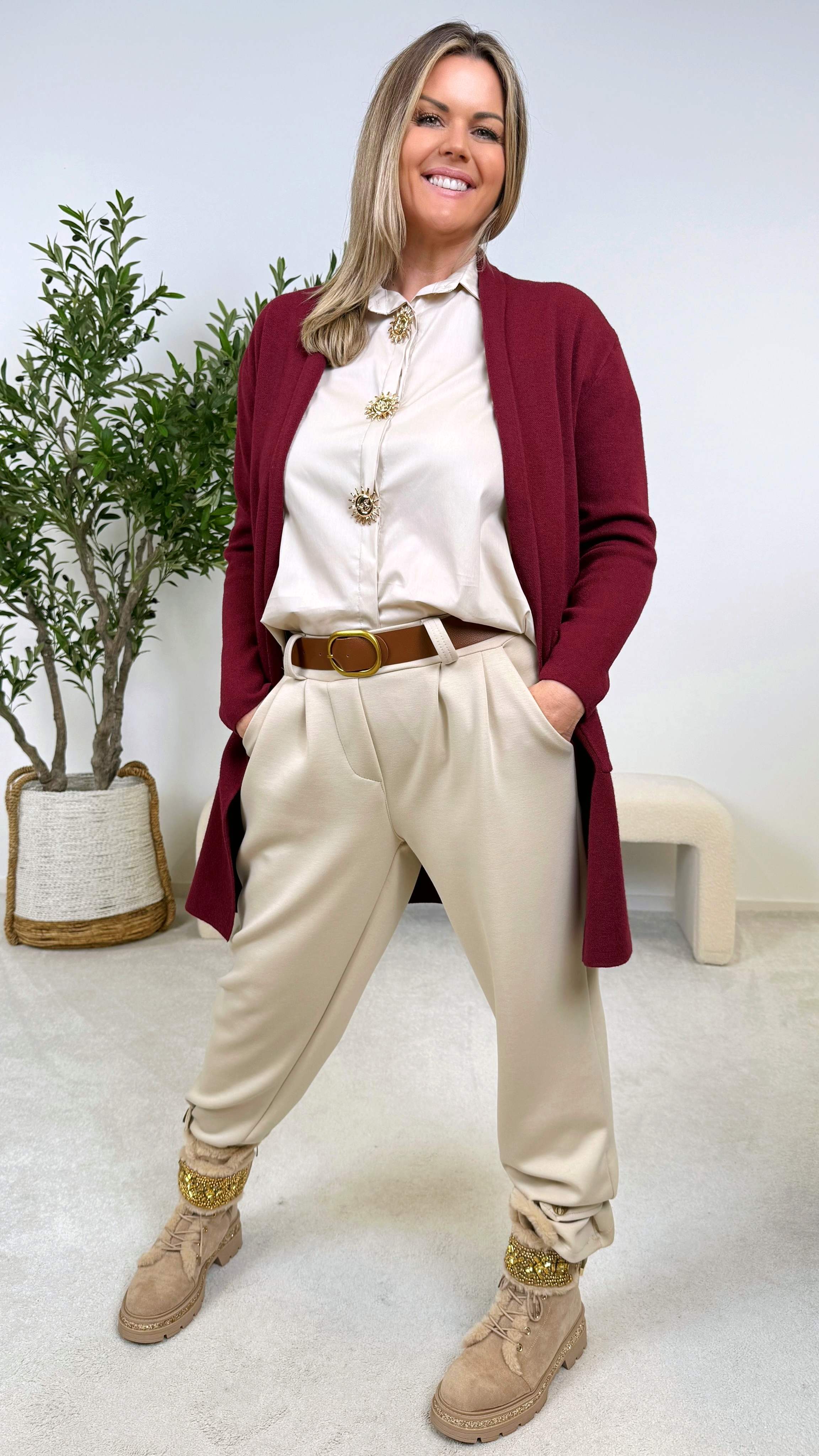 Strickjacke Pumpkin Plain (7 Farben)