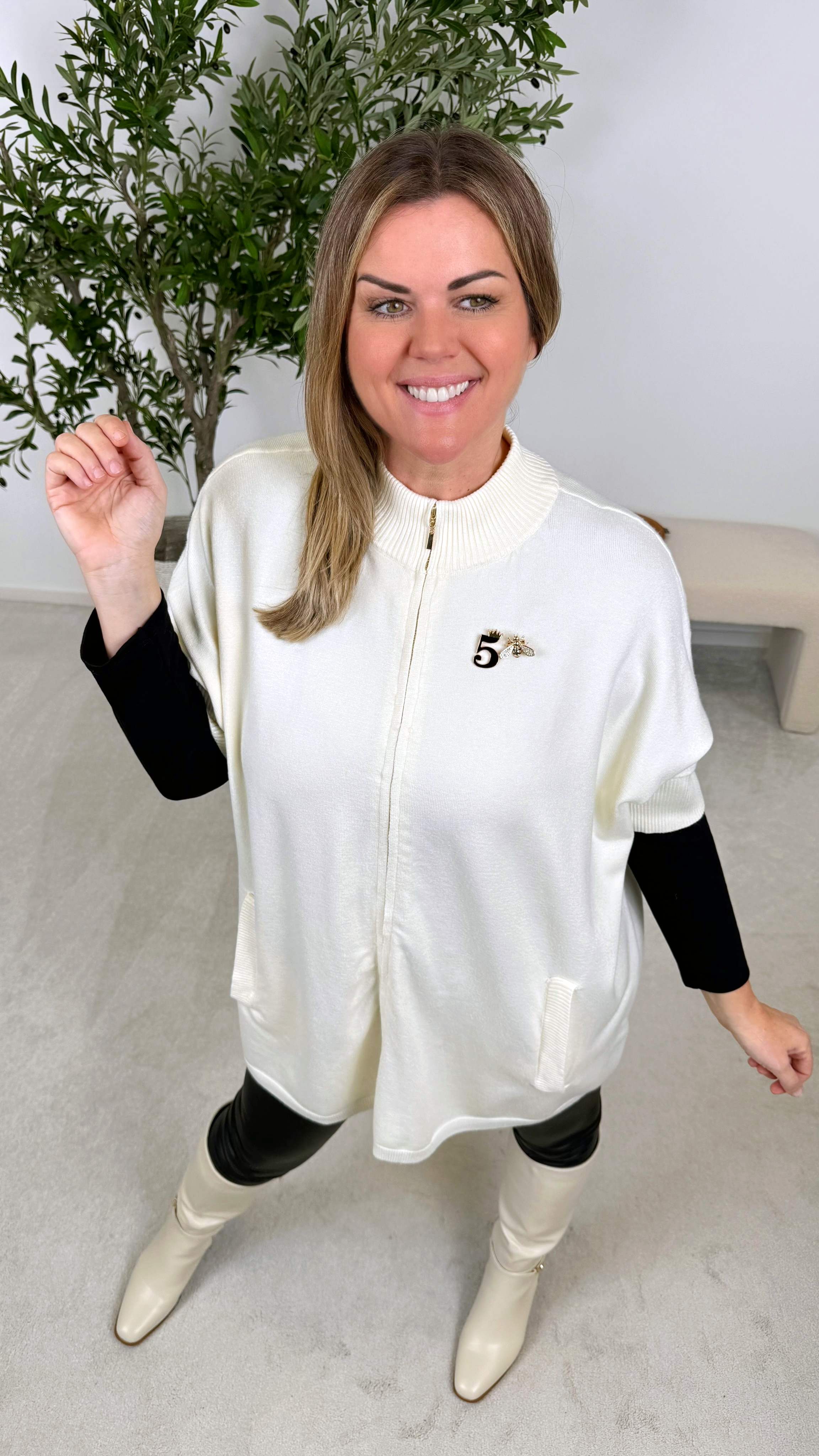 Strickjacke Café Chic *Creme* - Power of Princess