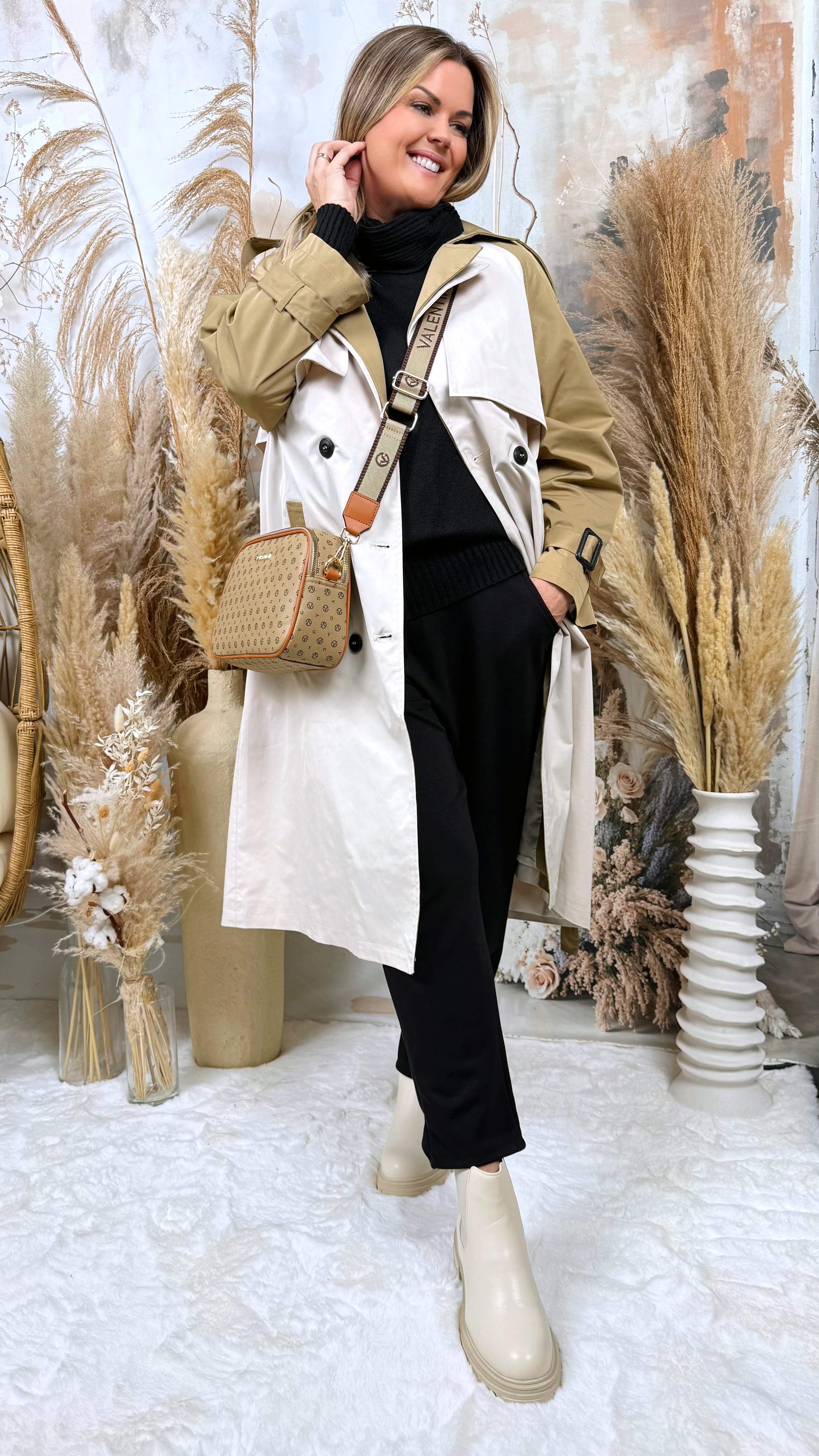 Trenchcoat Duo Chic (2 Farben)