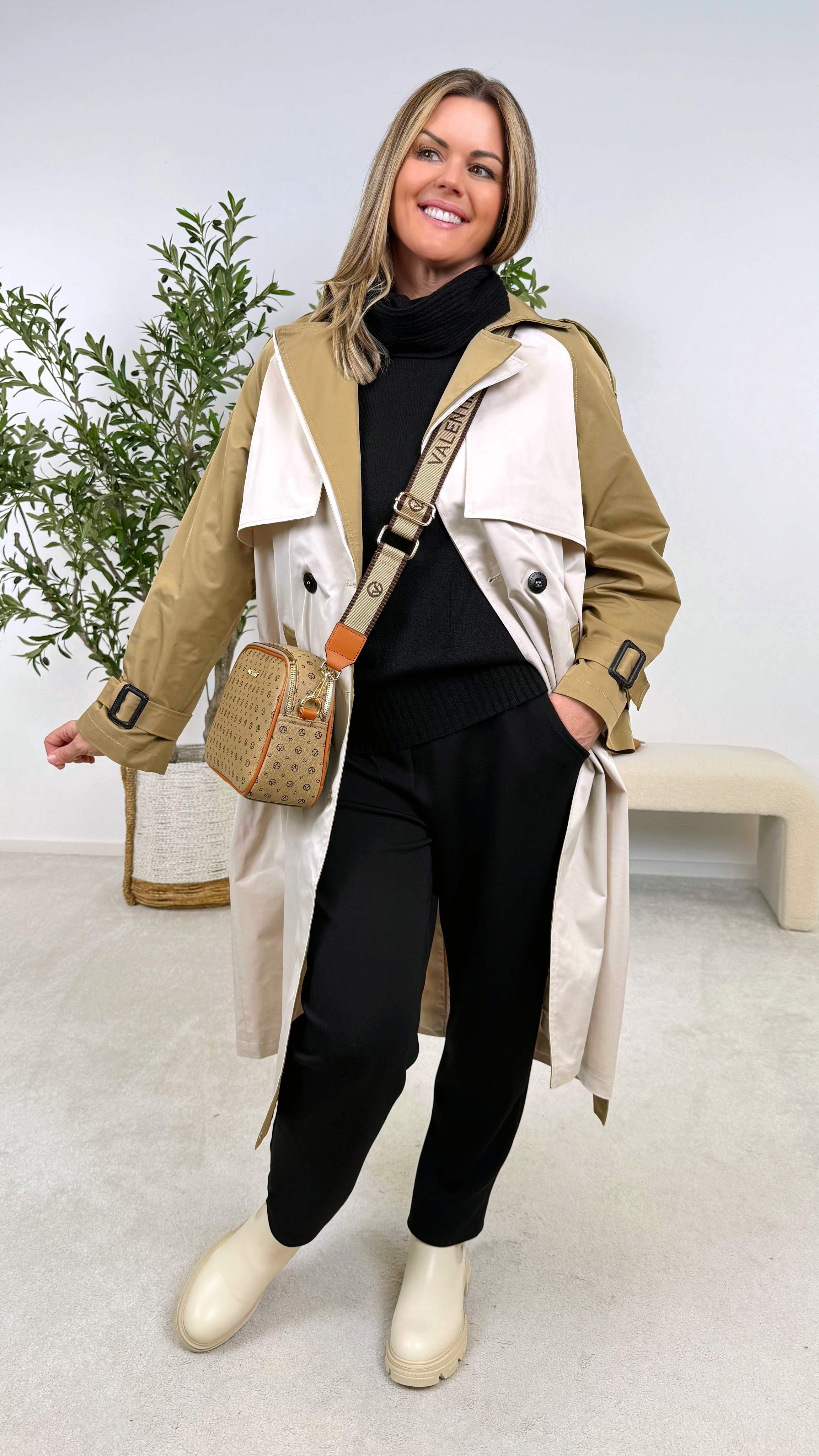 Trenchcoat Duo Chic (2 Farben)