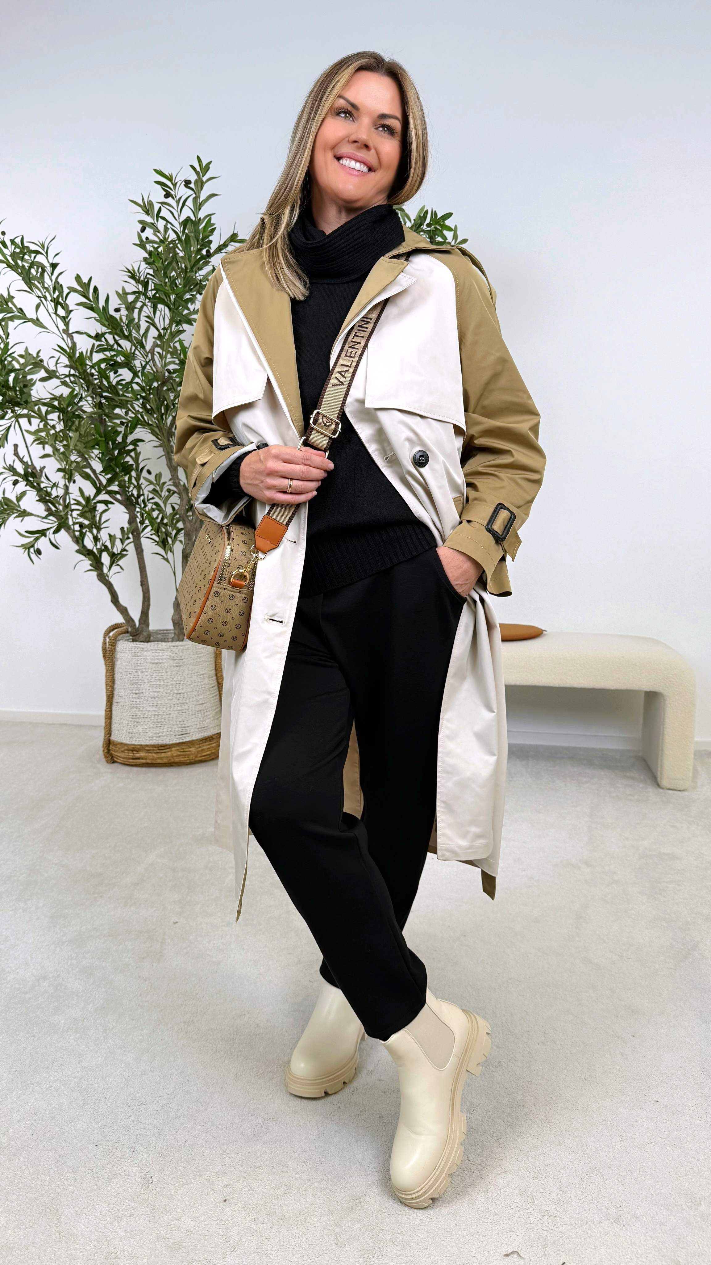 Trenchcoat Duo Chic (2 Farben)