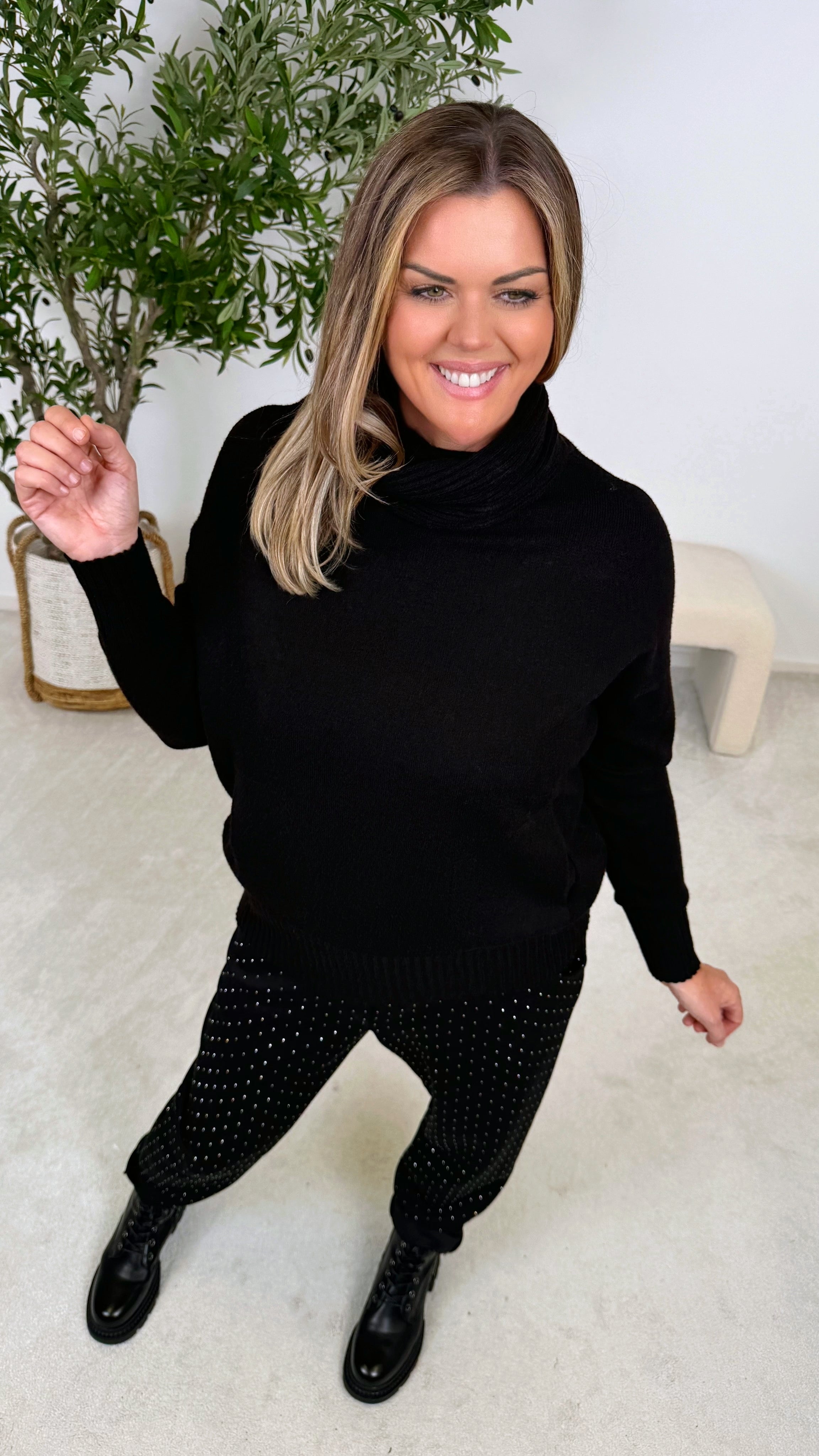 Rollkragenpullover Tabarca *Schwarz*